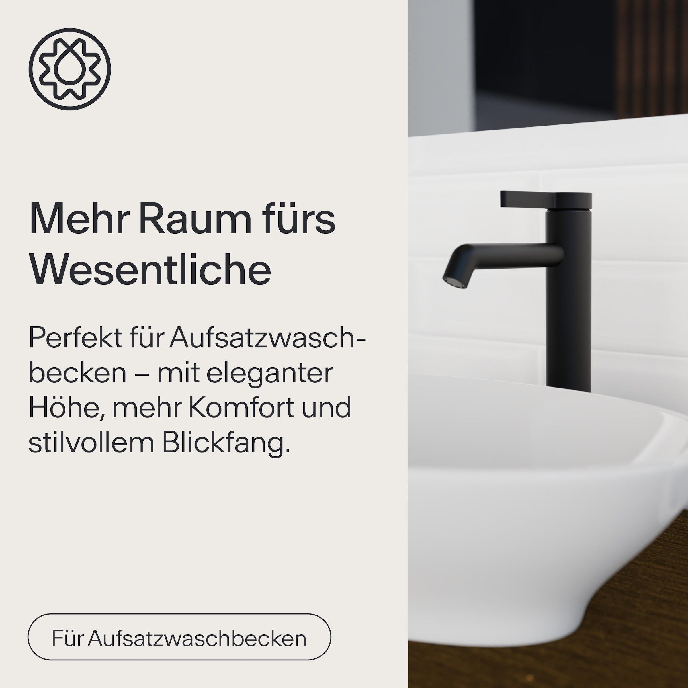 WASSERWERK Waschtischarmatur »WT 11« inkl. Popup, wassersparend