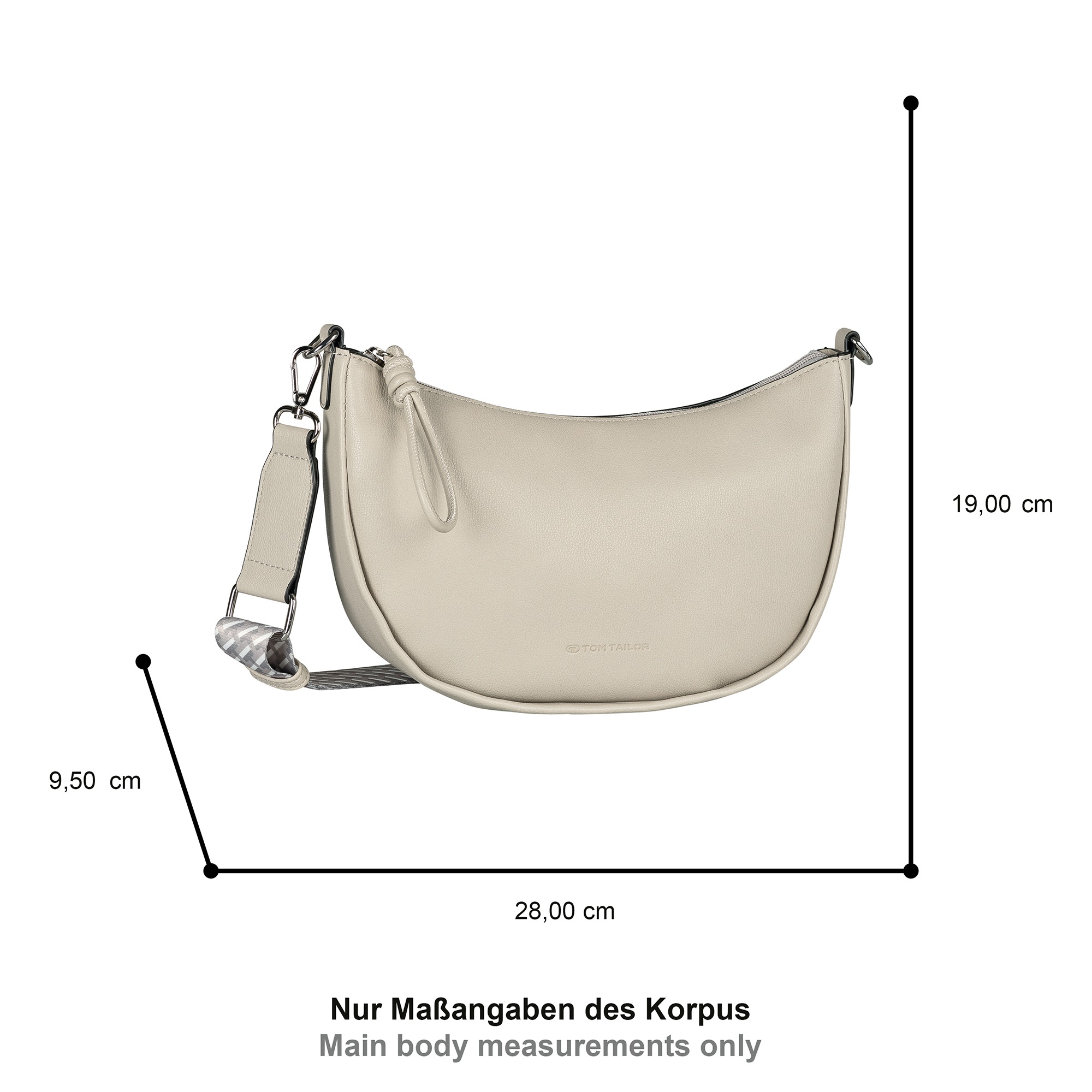 TOM TAILOR Handtasche "Tatiana" fein gewebter dreifarbiger Gurtband mit har günstig online kaufen