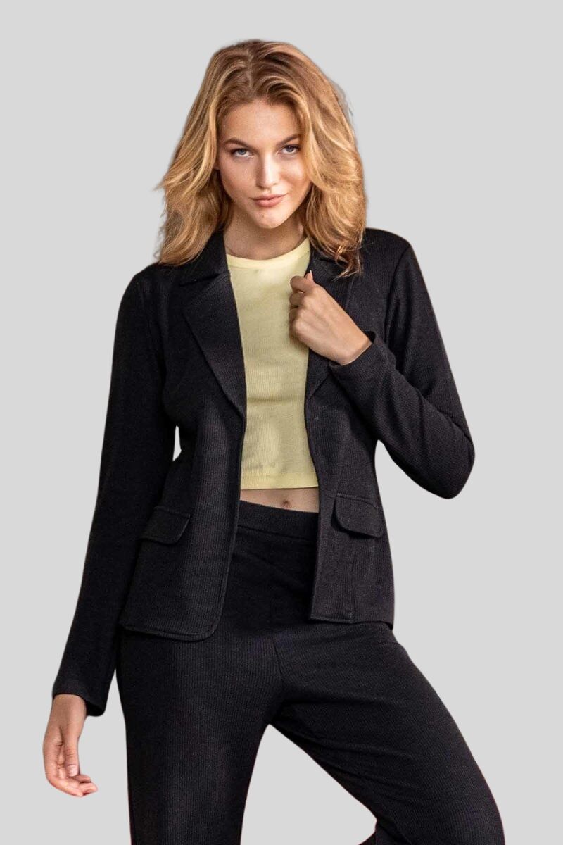 Thumbnail - Cipo & Baxx Jackenblazer "Jacken" 1 Stk. tlg. im unifarbenen Look