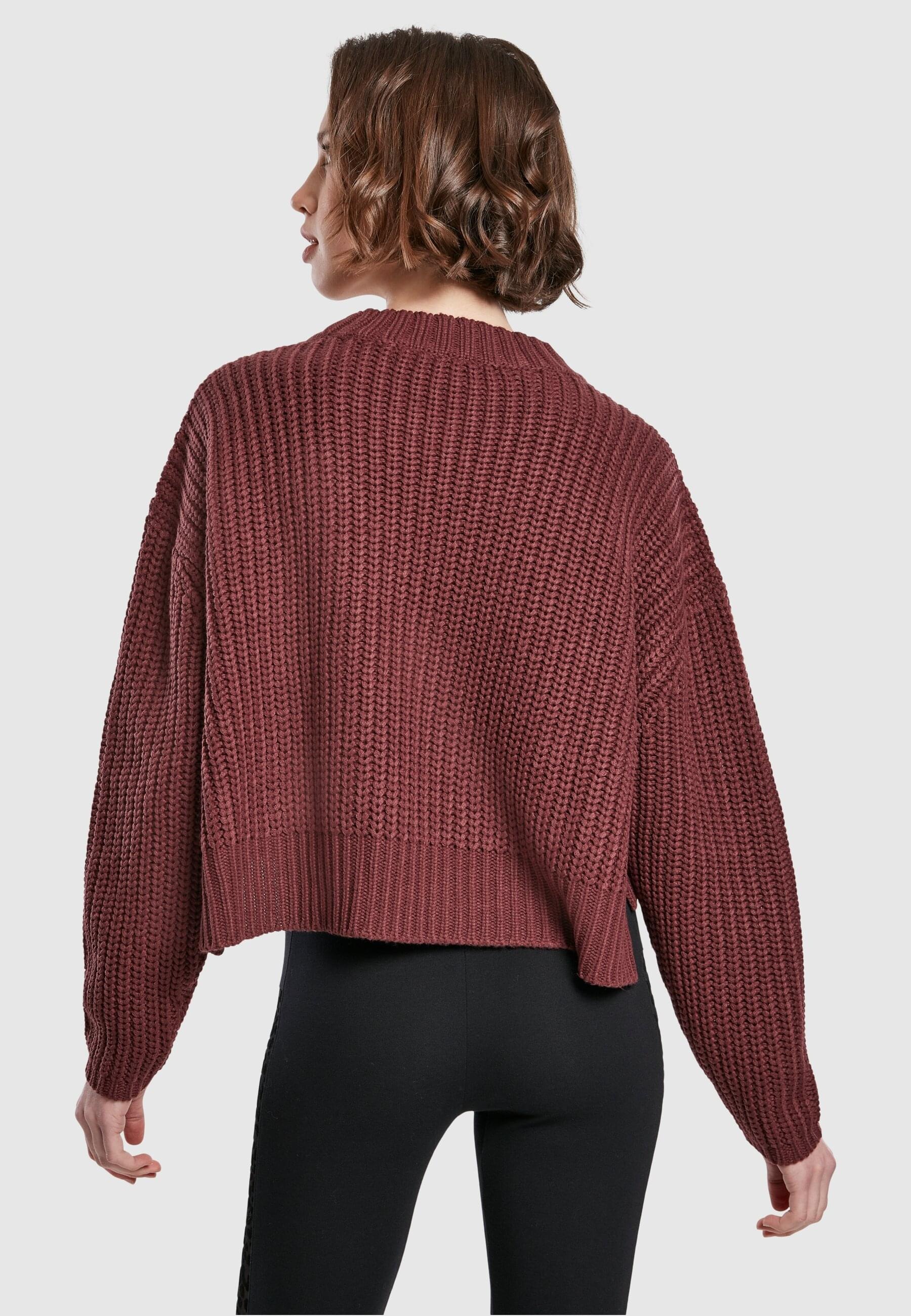 URBAN CLASSICS Rundhalspullover »Urban Classics Damen Ladies Wide Oversize Sweater«