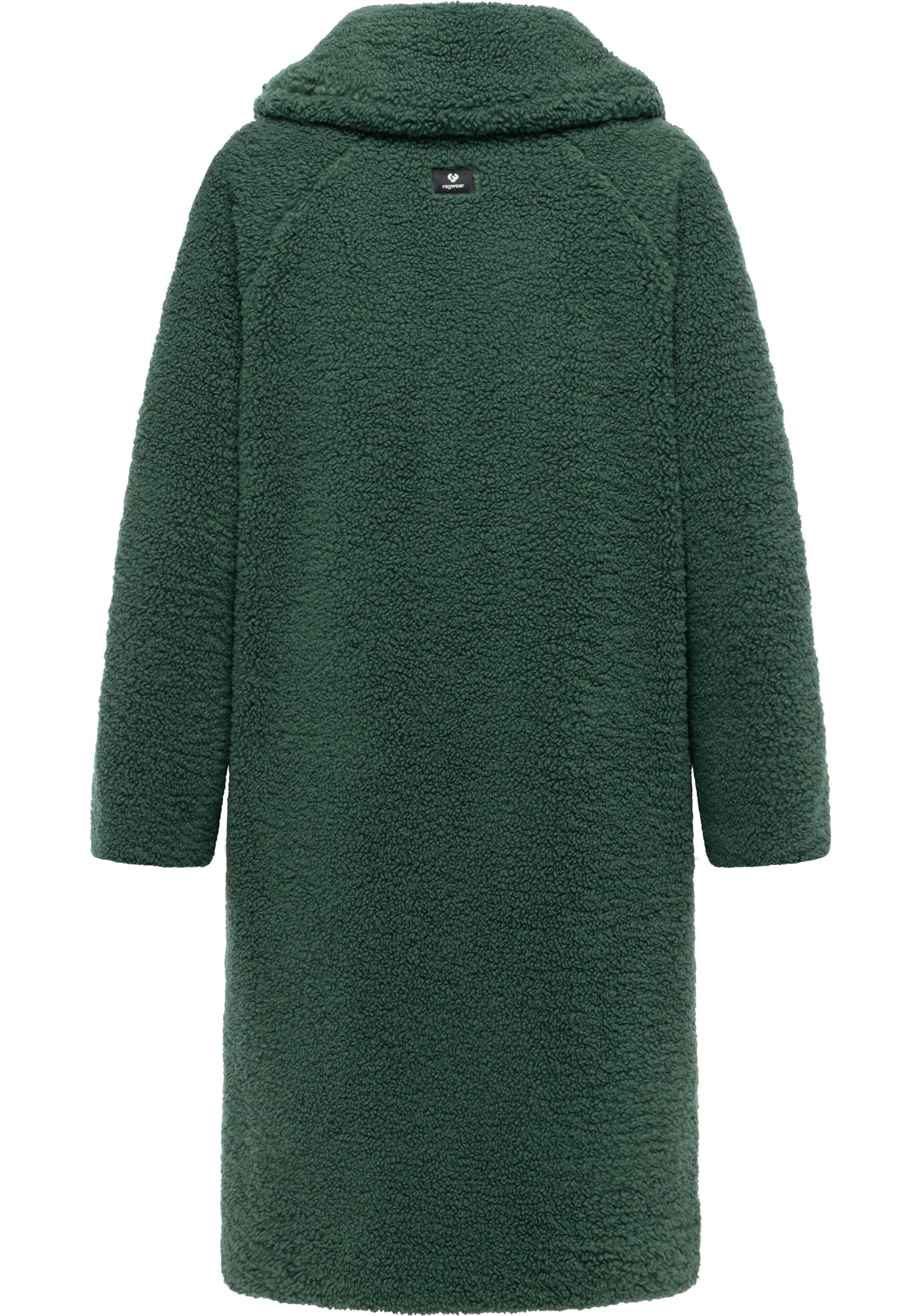 Ragwear Fellimitatmantel »Tedyco YOUMODO«, flauschige Übergangsjacke aus kuscheligem Teddyfleece