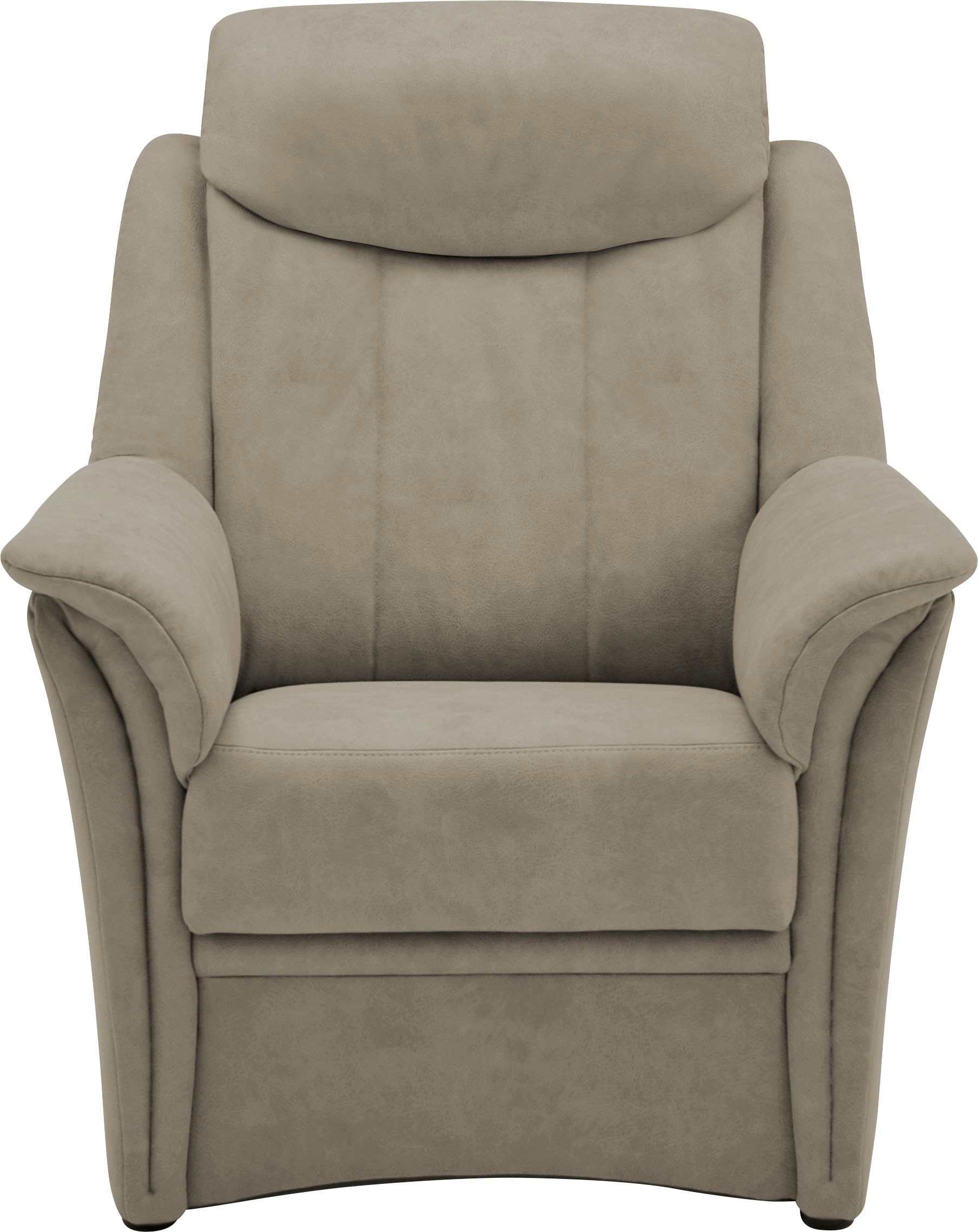 Sessel 2x Sitzhöhe »Lugano«, | Polstergarnitur VILLA (Set, BAUR in cm, tlg.), 3-Sitzer 49 bestellen BECK Kopfteilverstellung, 3 und