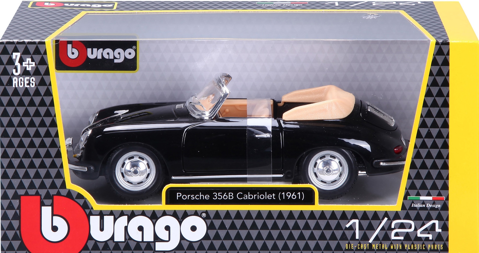 Bburago Sammlerauto »Porsche 356B Cabrio (1961)«, 1:24