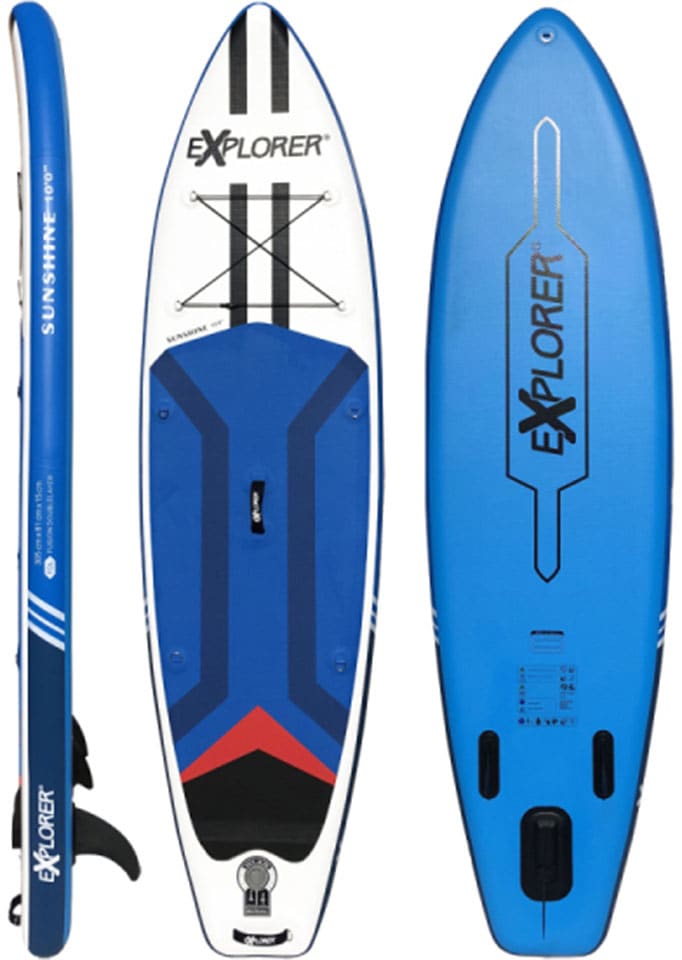 EXPLORER SUP-Board "Sunshine 10.0", (6 tlg., mit Paddel, Pumpe und Transportrucksack)