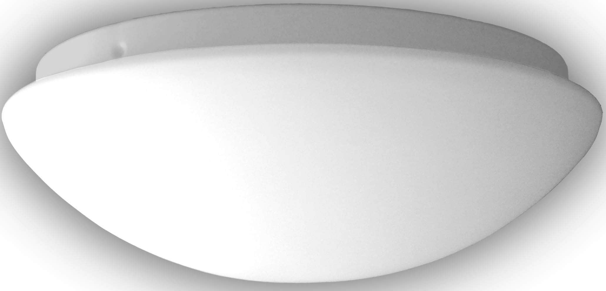 NIERMANN Deckenleuchte "Nurglasleuchte Opal matt, LED", 1, Ø 30cm, 1 Stk., weiß, Wohnzimmer, Leuchten