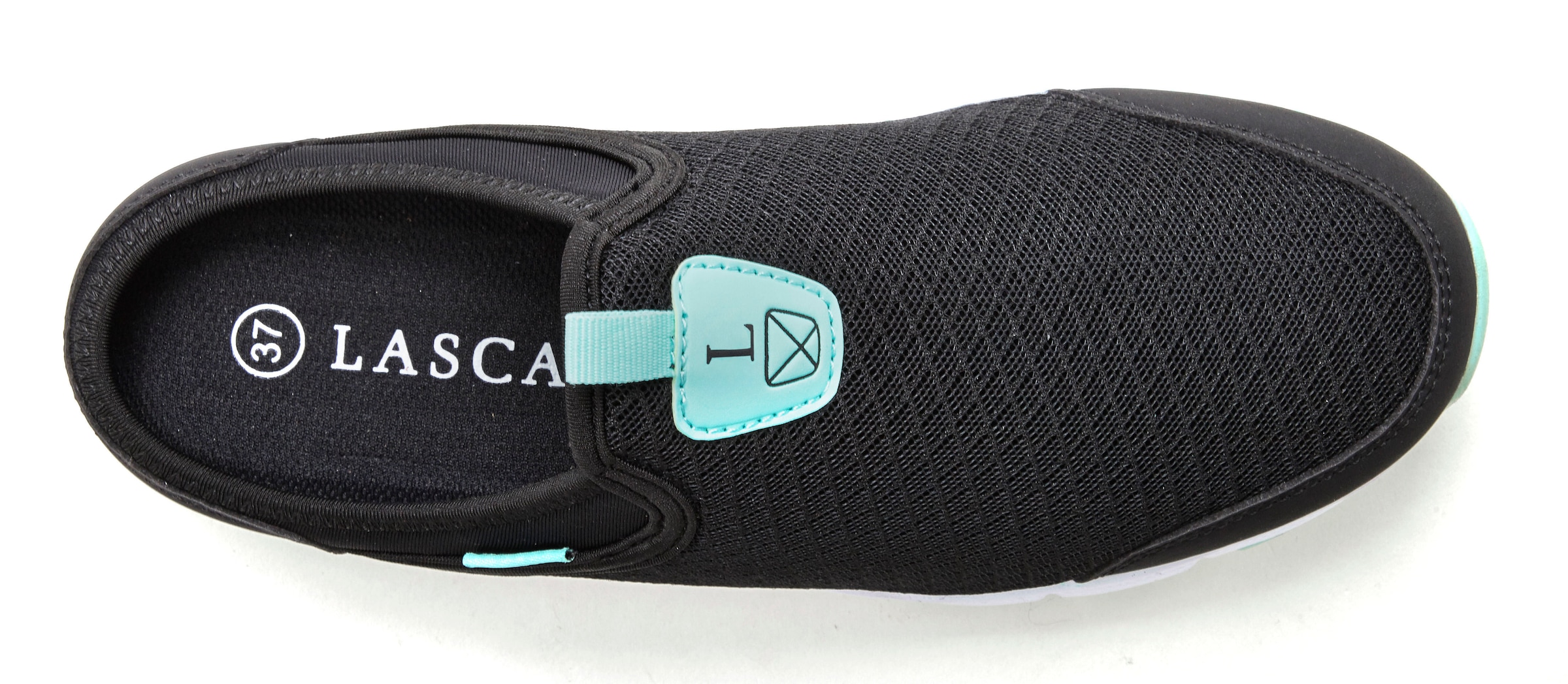 LASCANA Slip-On Sneaker, Sabot aus leichtem Mesh-Material