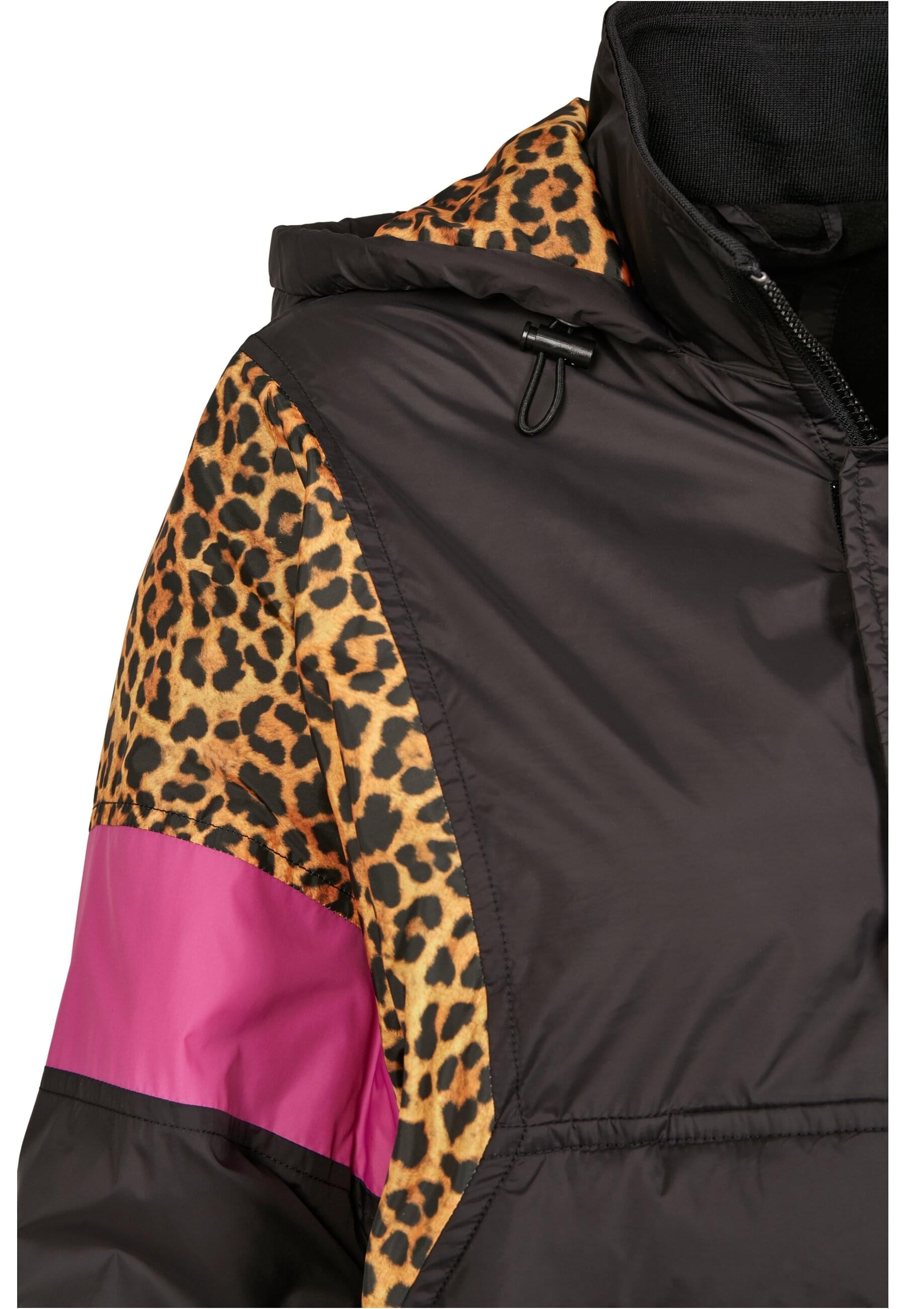 URBAN CLASSICS Allwetterjacke »Urban Classics Damen Ladies AOP Mixed Pull Over Jacket«, (1 St.), mit Kapuze