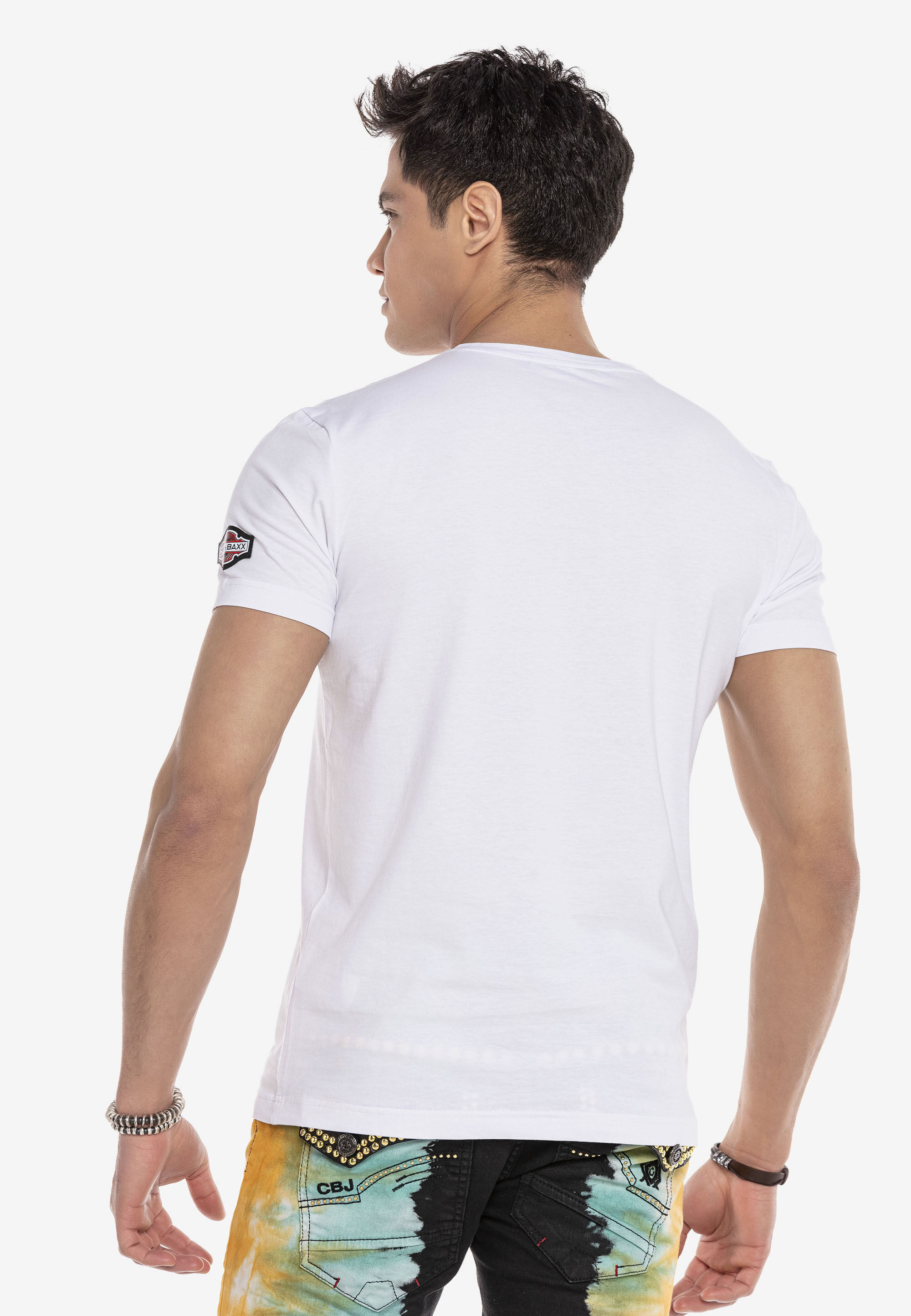 Thumbnail - Cipo & Baxx T-Shirt "T-Shirt" mit großem Frontprint ein Highlight