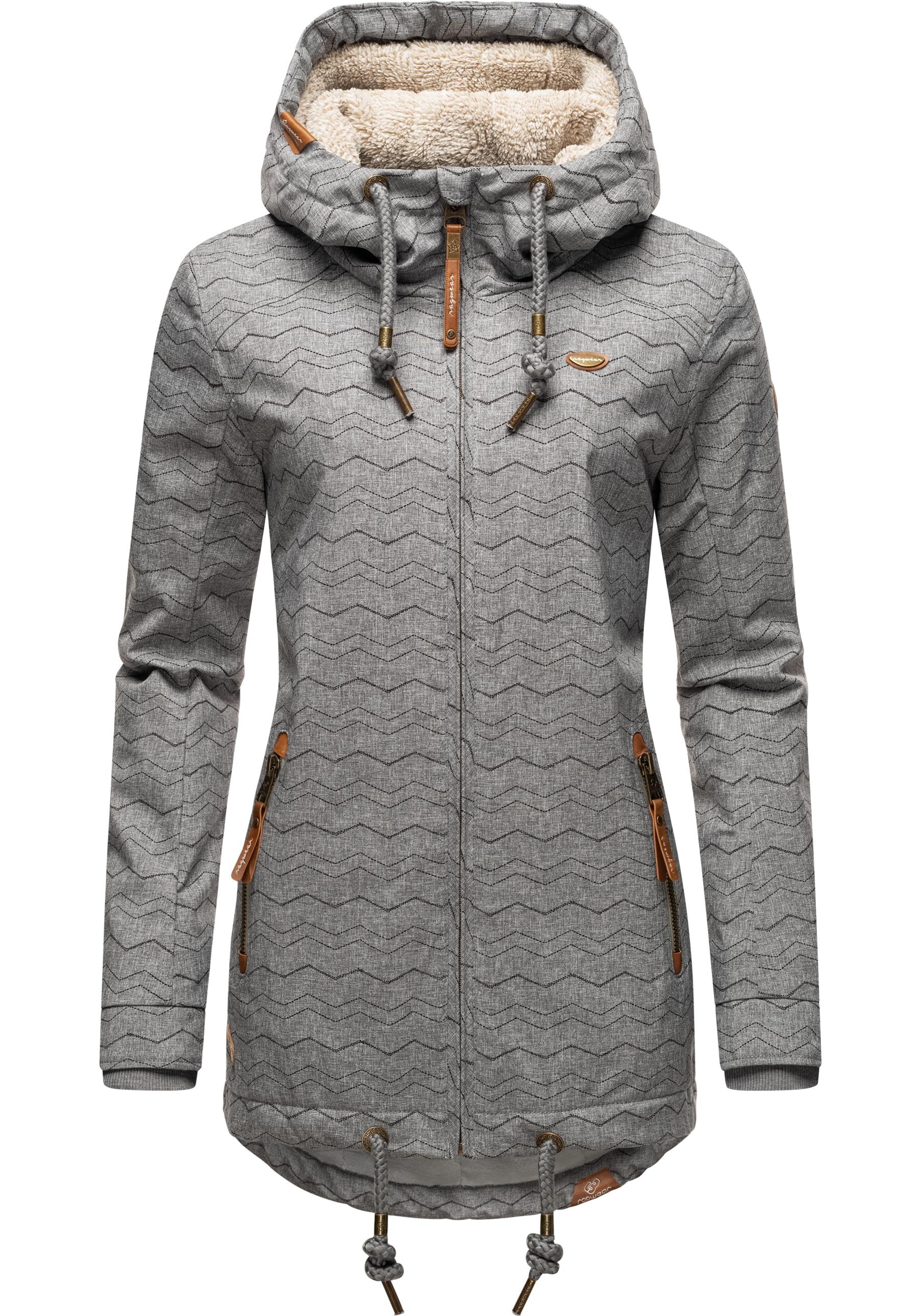 Ragwear Winterjacke »Zuzka Winter«, mit Kapuze, Wasserdichter Winterparka mit Teddyfleece Innenfutter