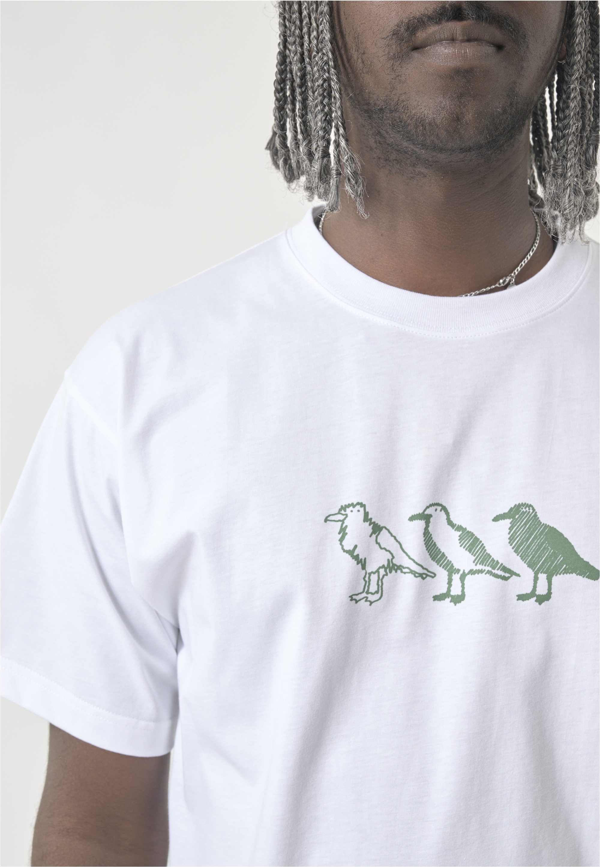 Cleptomanicx T-Shirt »Classic Tee Scribble Gull«, in locker geschnittener Form