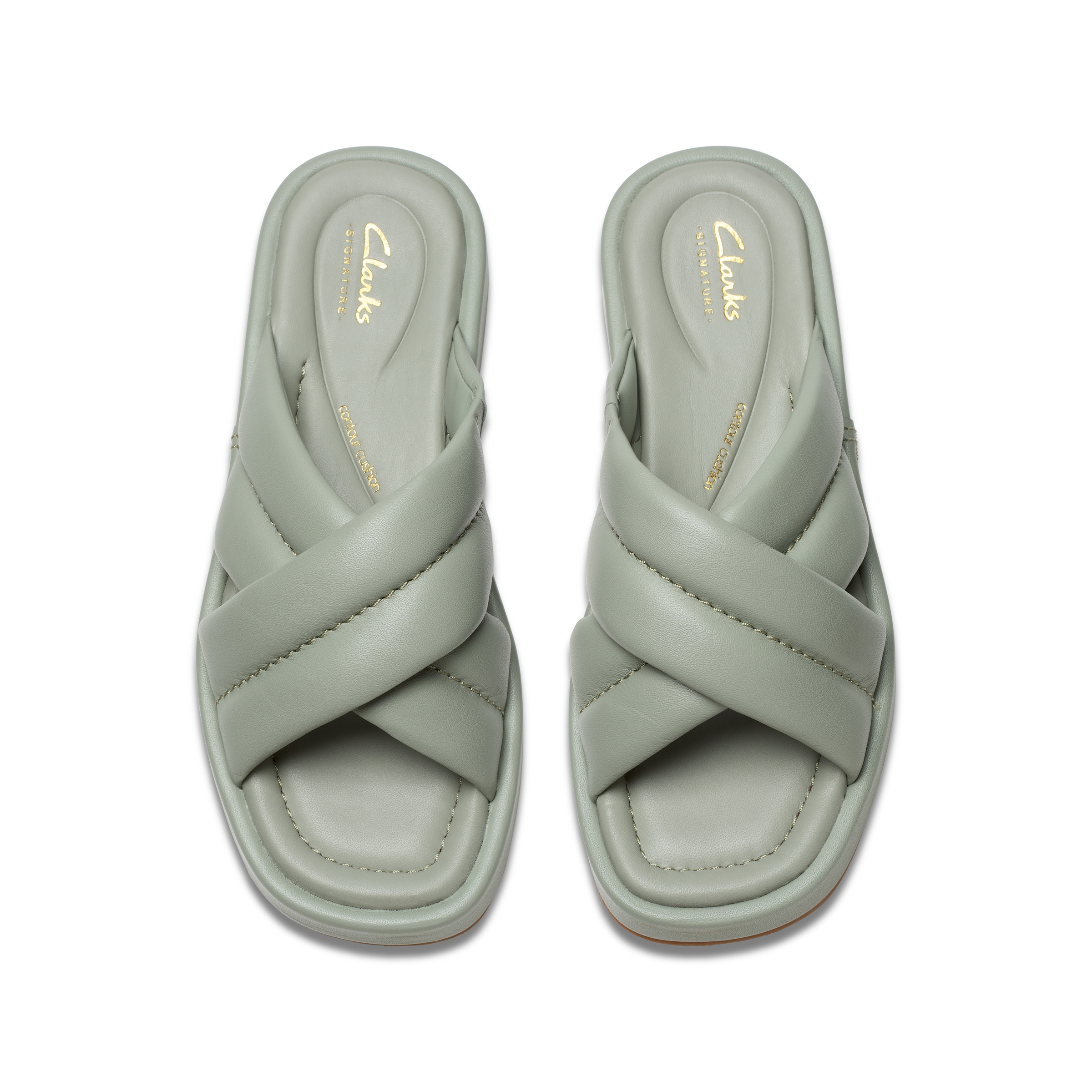 Clarks Hausschuh »Alda Glide«, Slides, Schlappen mit gepolsterter Bandage