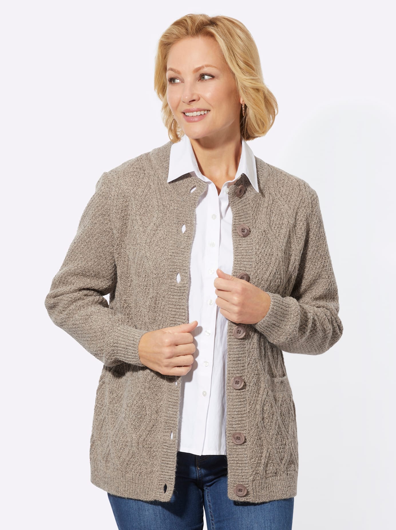 Classic Basics Strickjacke