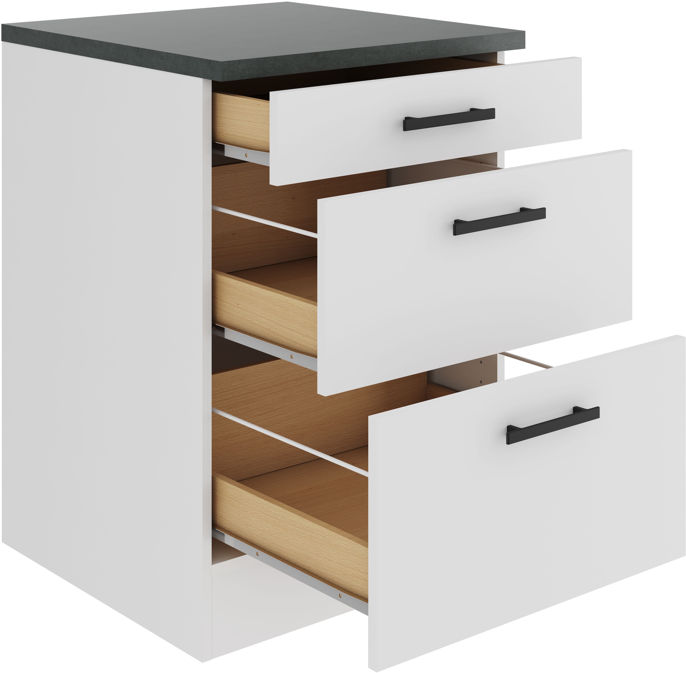 OPTIFIT Unterschrank »Palma« Breite 60 cm, mit 3 Schubkästen