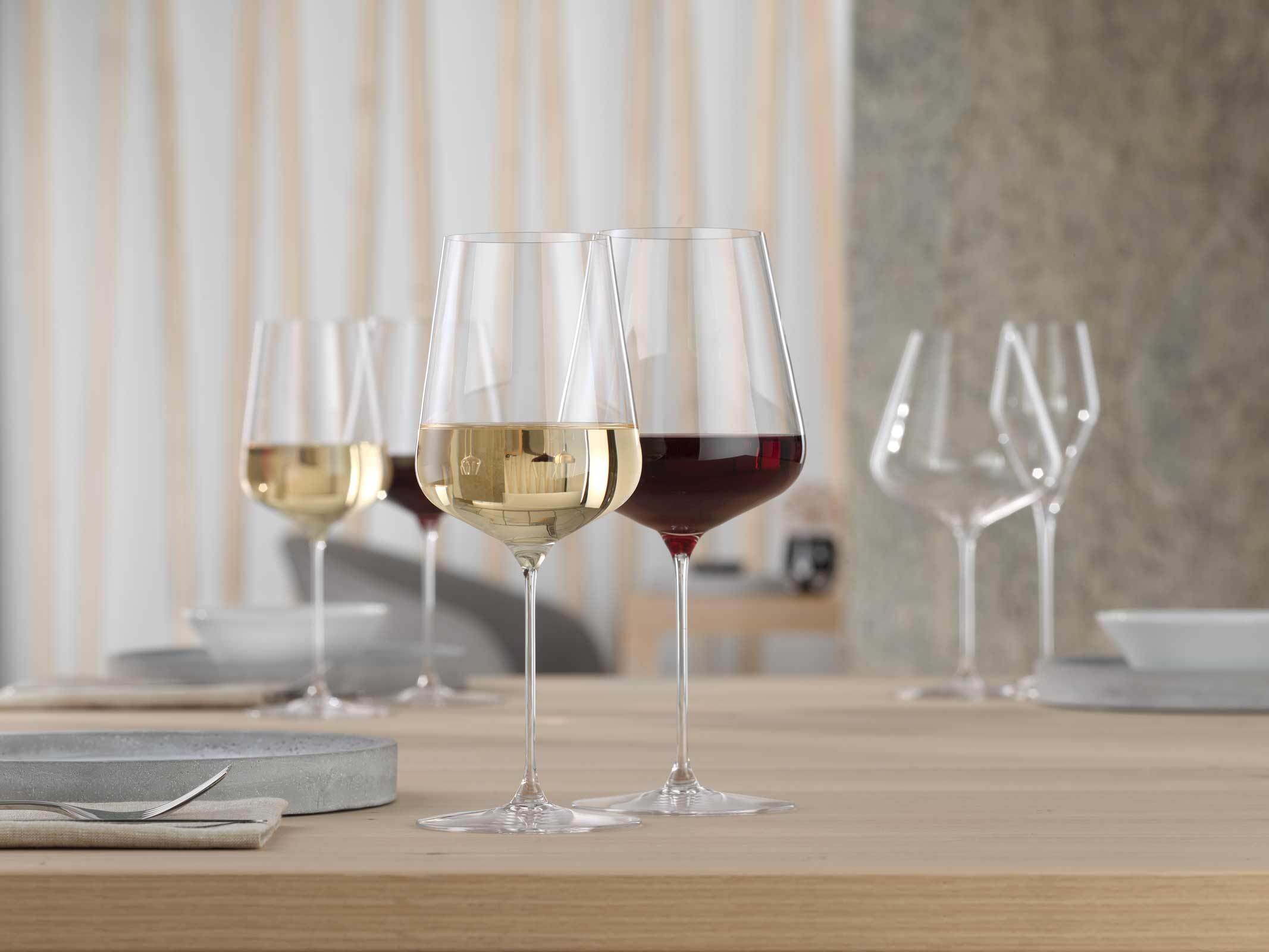 SPIEGELAU Rotweinglas »Bordeauxgläser + Poliertuch Definition 750 ml 2er Set transparent«