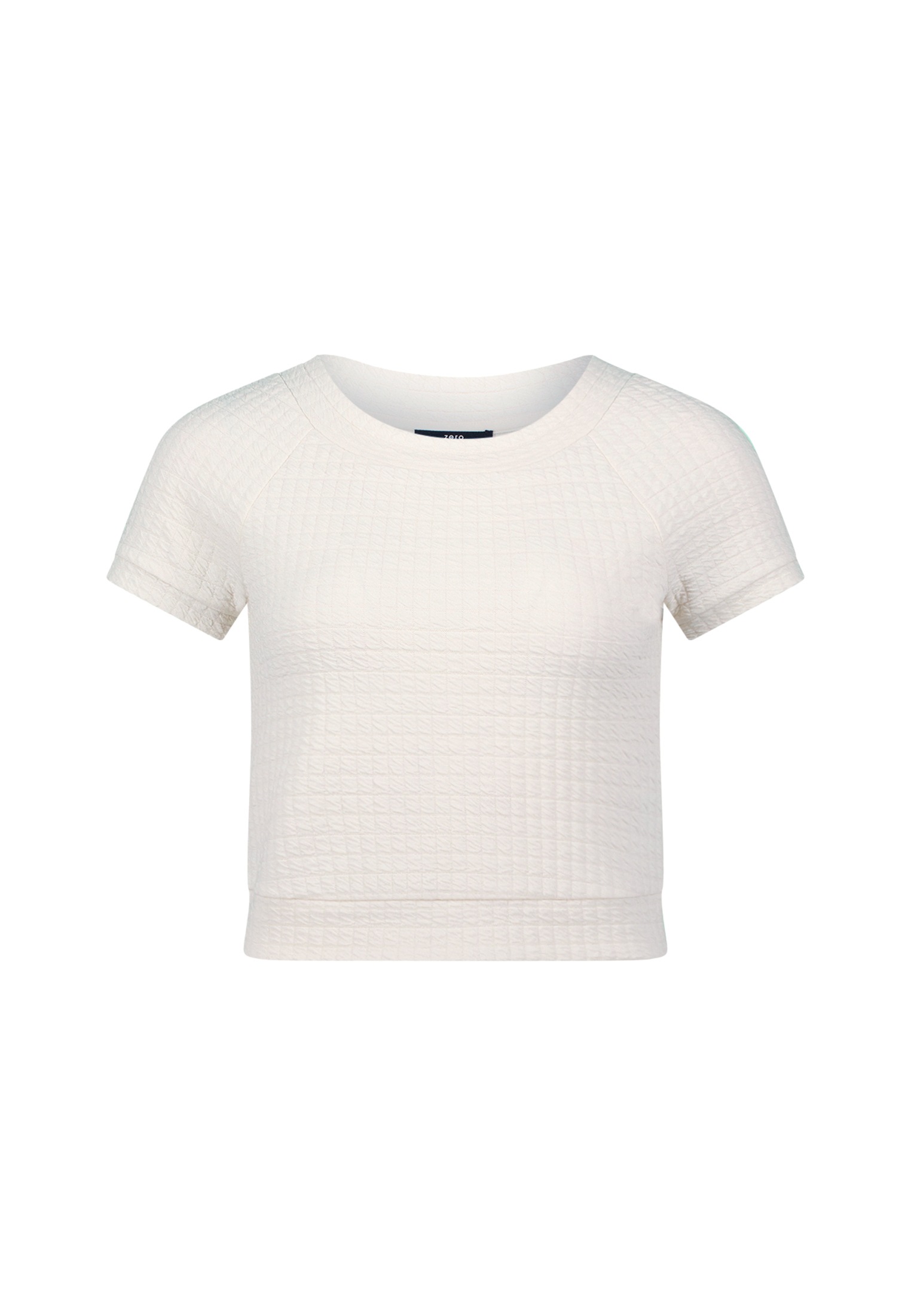 Zero Kurzarmshirt "zero T-Shirt mit Struktur", (1 tlg.), Plain/ohne Details günstig online kaufen
