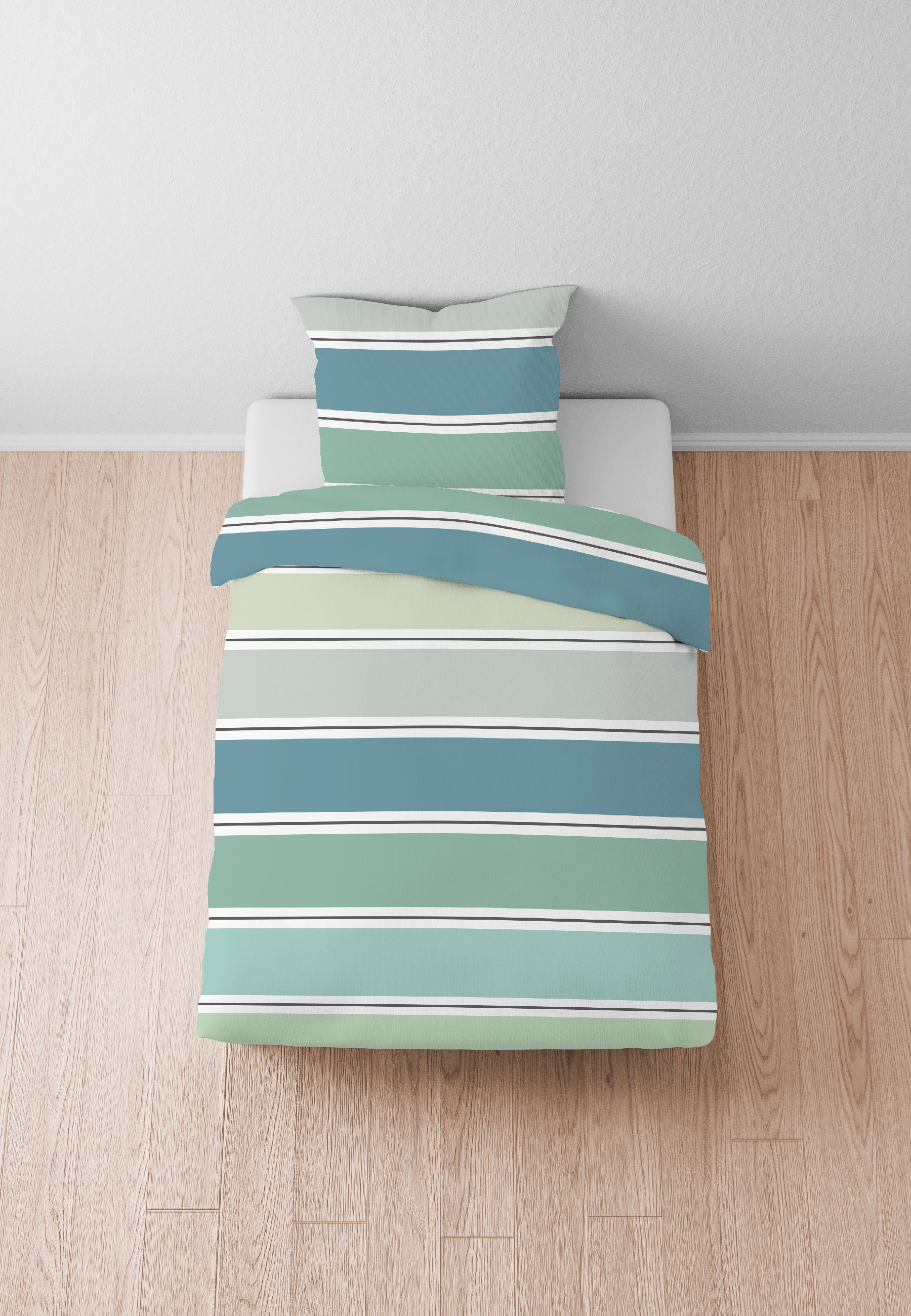 Biberna Bettwäsche "0025009" 2 Stk. tlg. absolut bügelfrei, 100% Baumwolle, günstig online kaufen