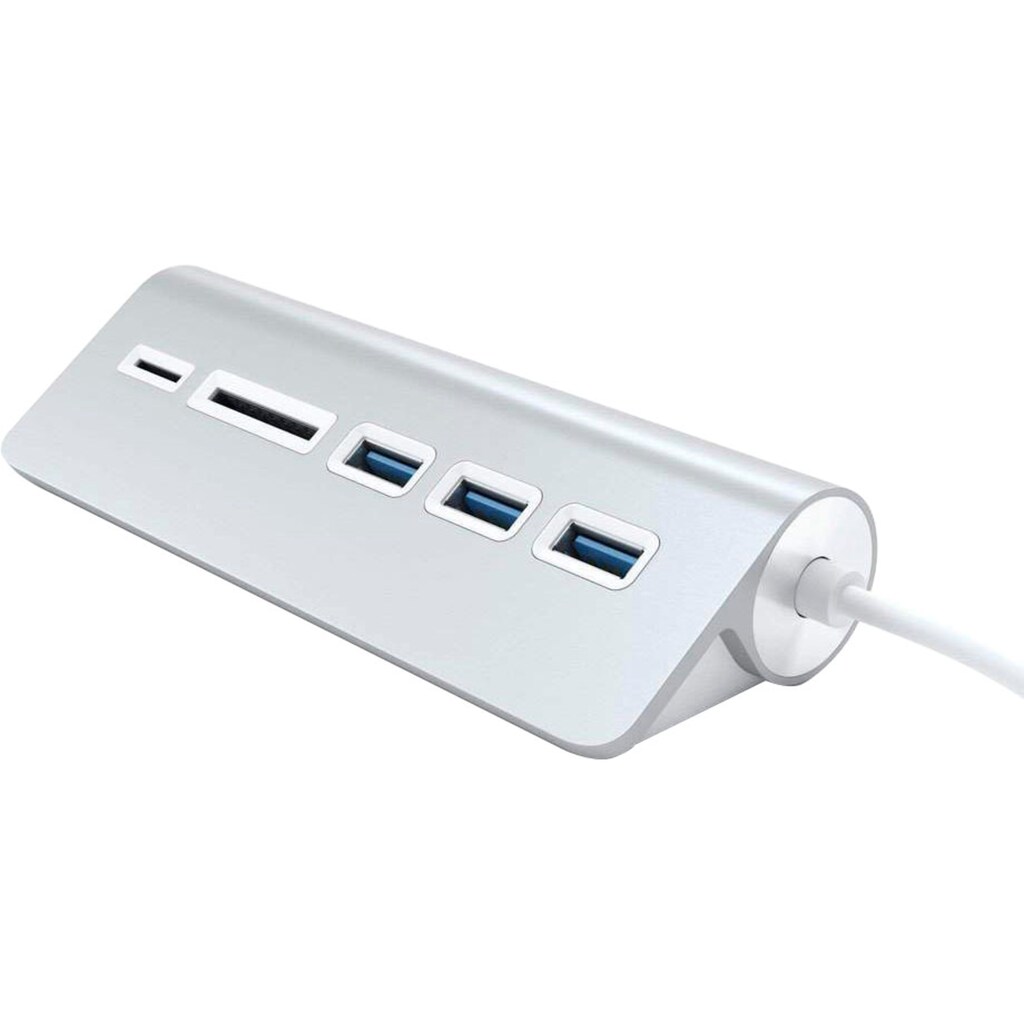 Satechi Smartphone-Adapter »Aluminum USB 3.0 Hub & Card Reader«