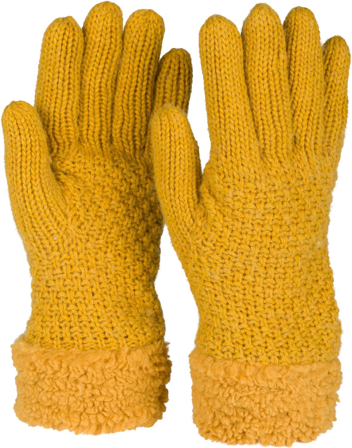 styleBREAKER Strickhandschuhe "Strickhandschuhe mit Perlmuster und Fleece" 1 Stk.