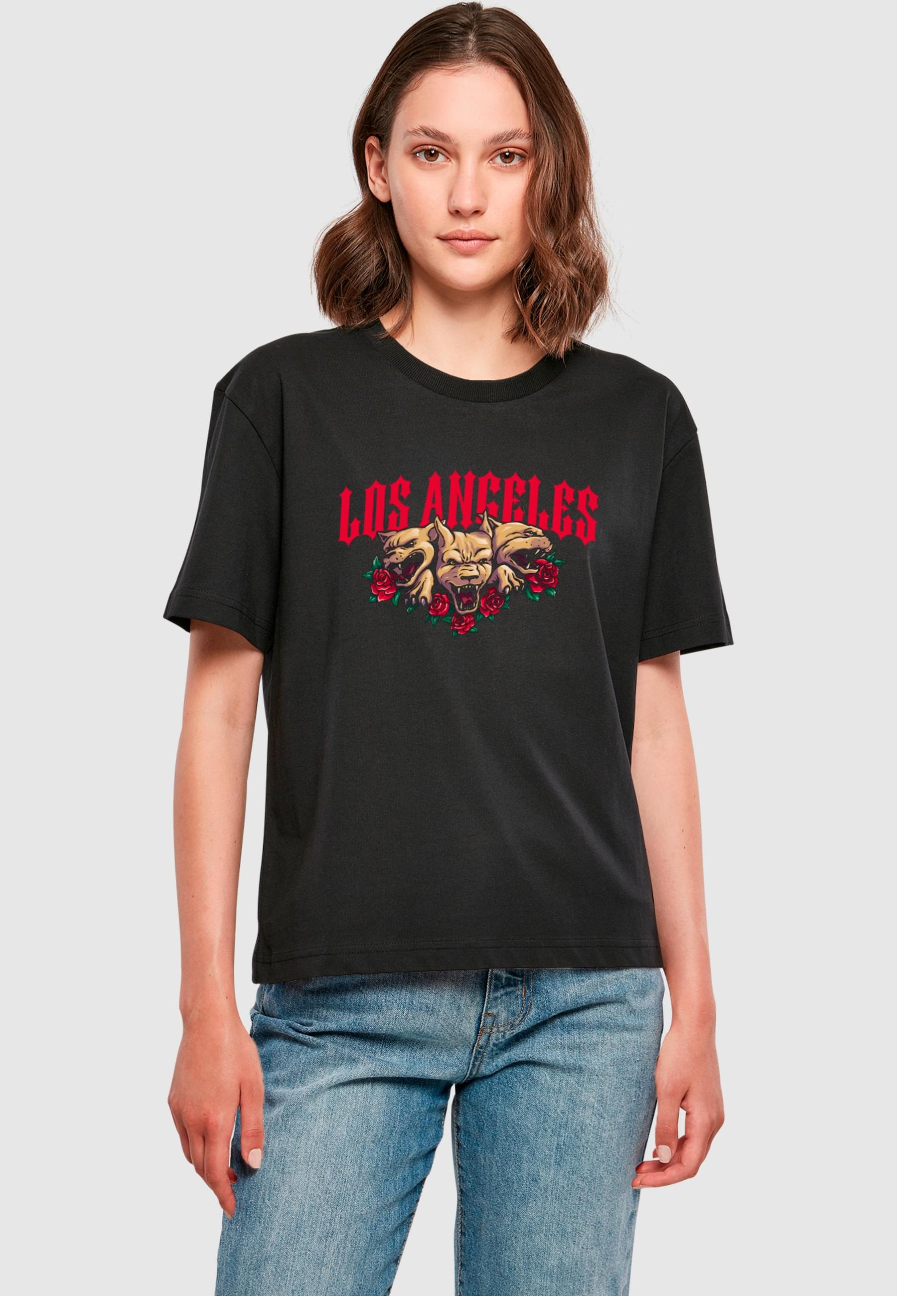 Miss Tee T-Shirt »Miss Tee Damen LA Dogs Tee«, (1 tlg.)