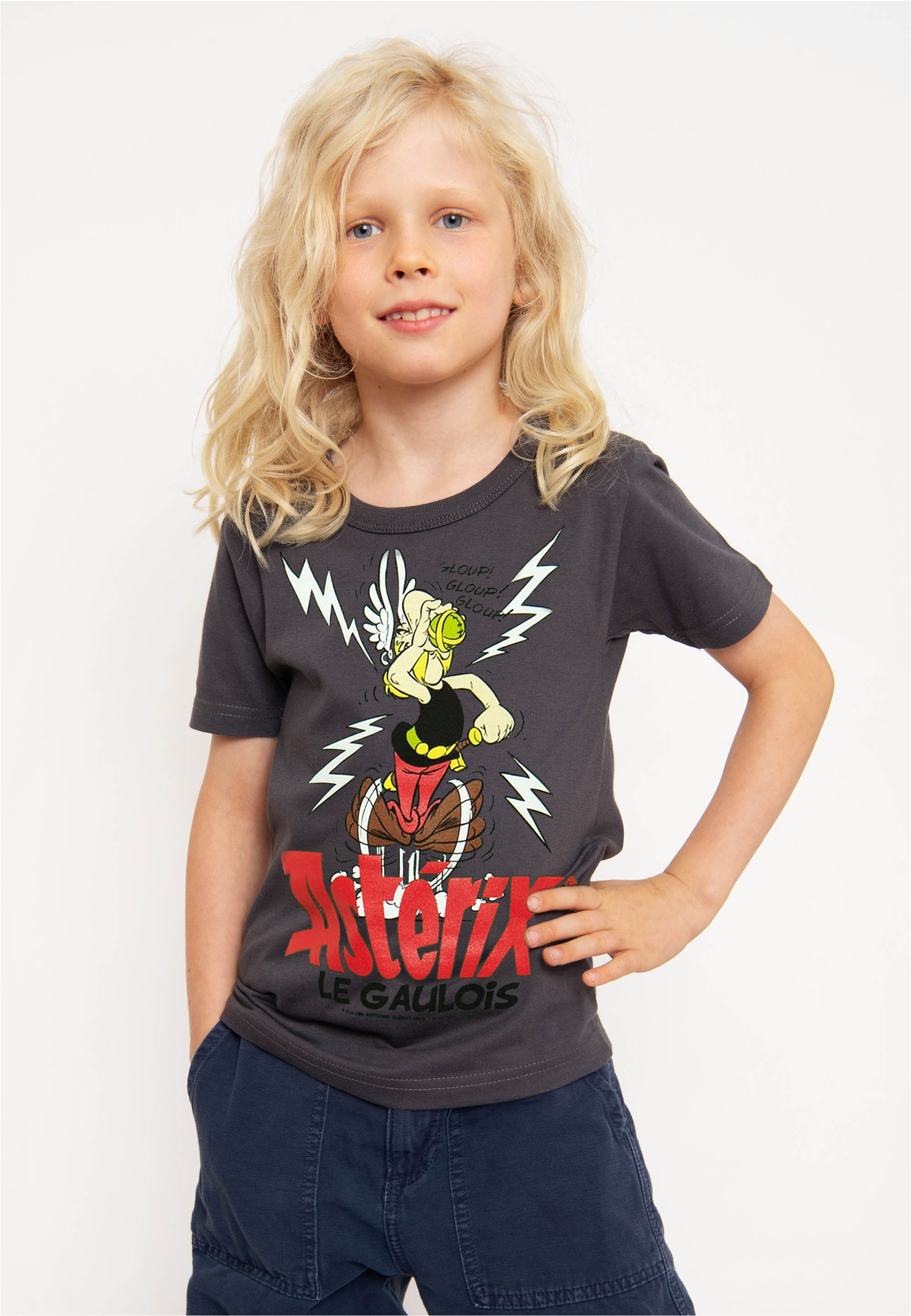 LOGOSHIRT T-Shirt »Asterix le Gaulois« mit coolem Print