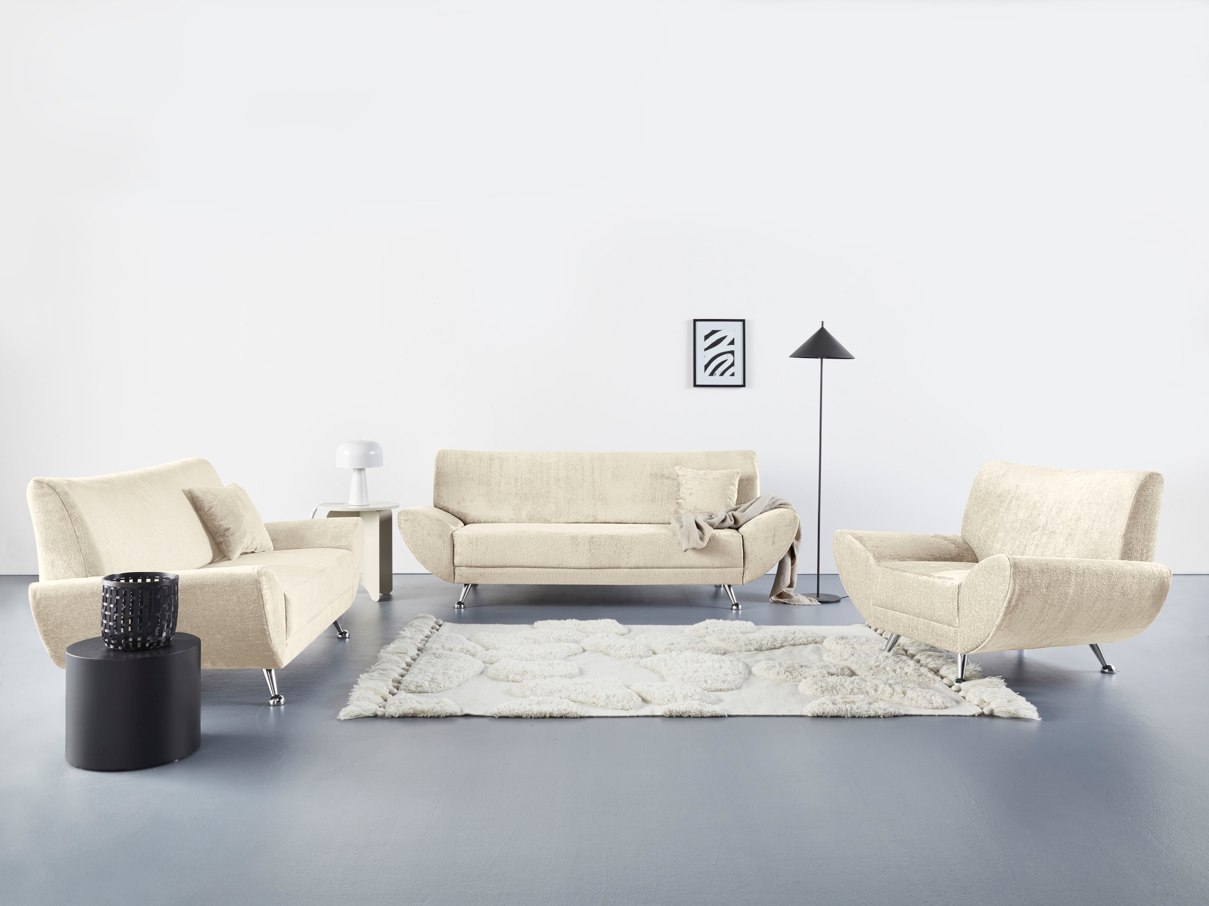INOSIGN 2-Sitzer "Saltare, elegant und komfortabel, toller Designfuß" günstig online kaufen