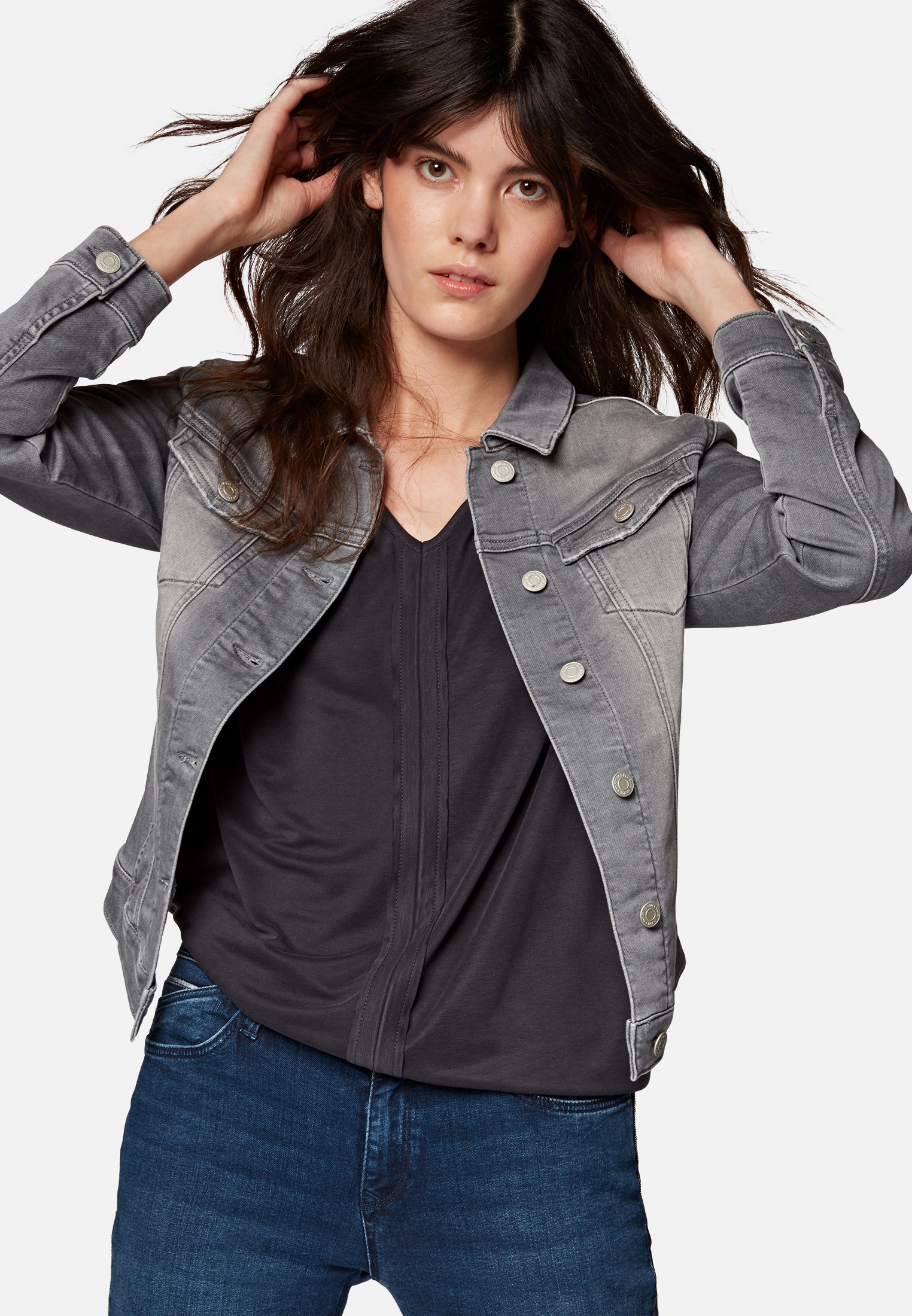 Mavi Jeansjacke »DAISY«, ohne Kapuze, Jeansjacke