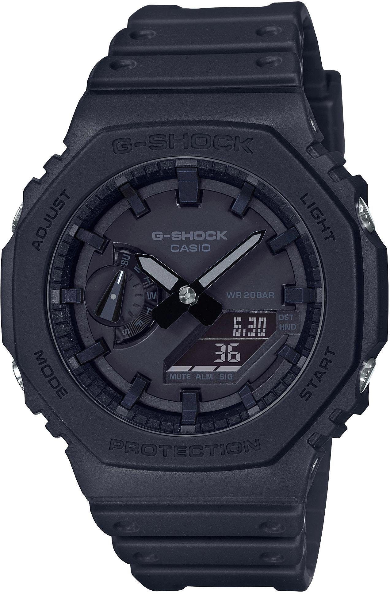 CASIO G-SHOCK Quarzuhr,Armbanduhr,Herrenuhr,digital, bis 20 bar wasserd.Resinarmband