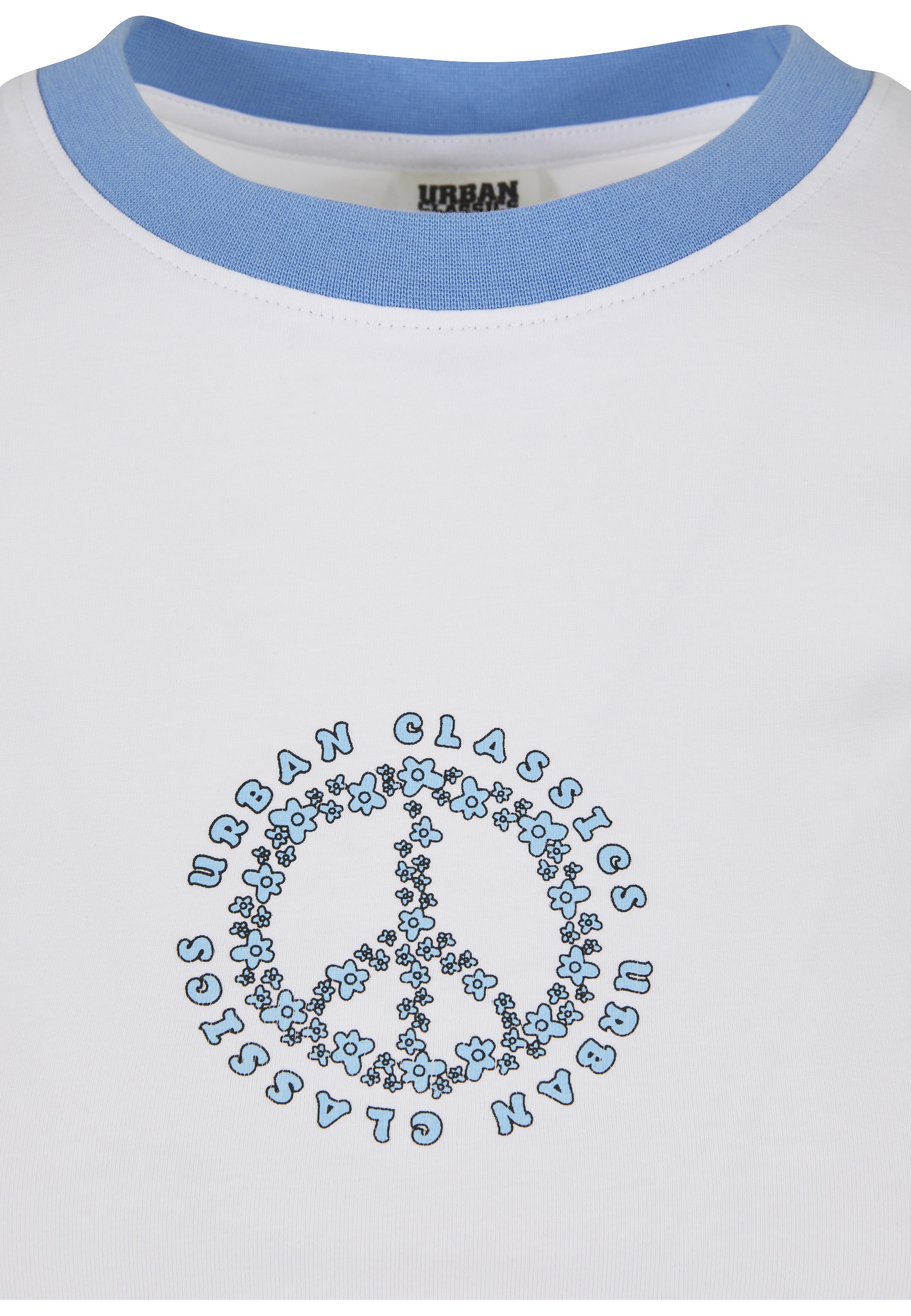 URBAN CLASSICS T-Shirt »Urban Classics Damen Ladies Stretch Jersey Cropped Tee« 1 Stk.