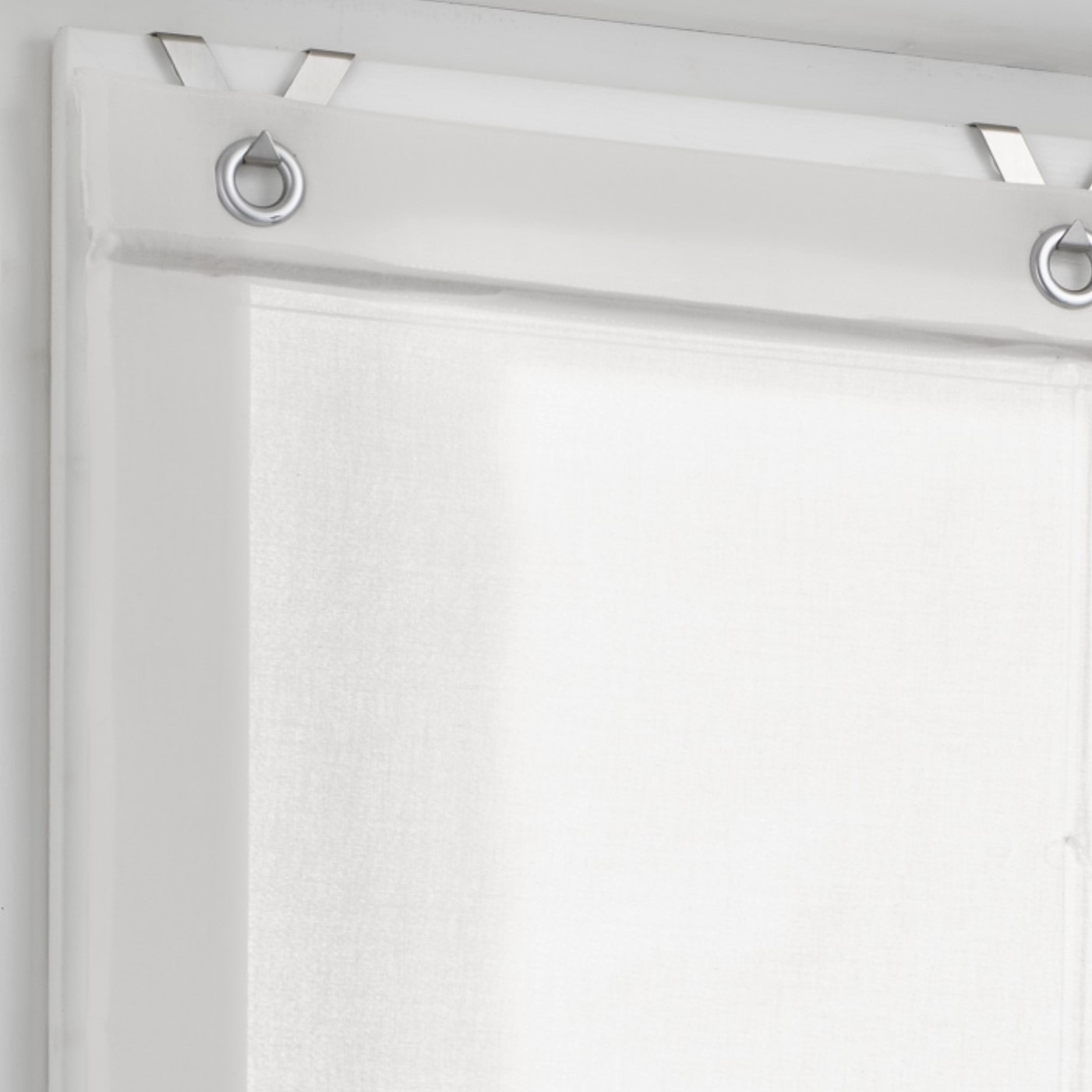 Kutti Raffrollo "Elly" mit Hakenaufhängung ohne Bohren freihängend Baumwoll günstig online kaufen