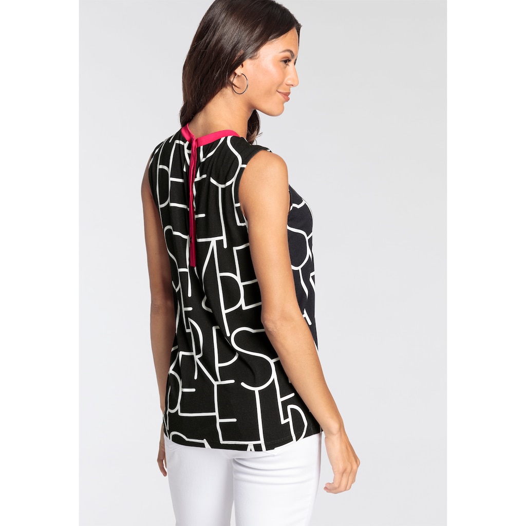 Laura Scott Shirttop, mit modernen Print - NEUE KOLLEKTION