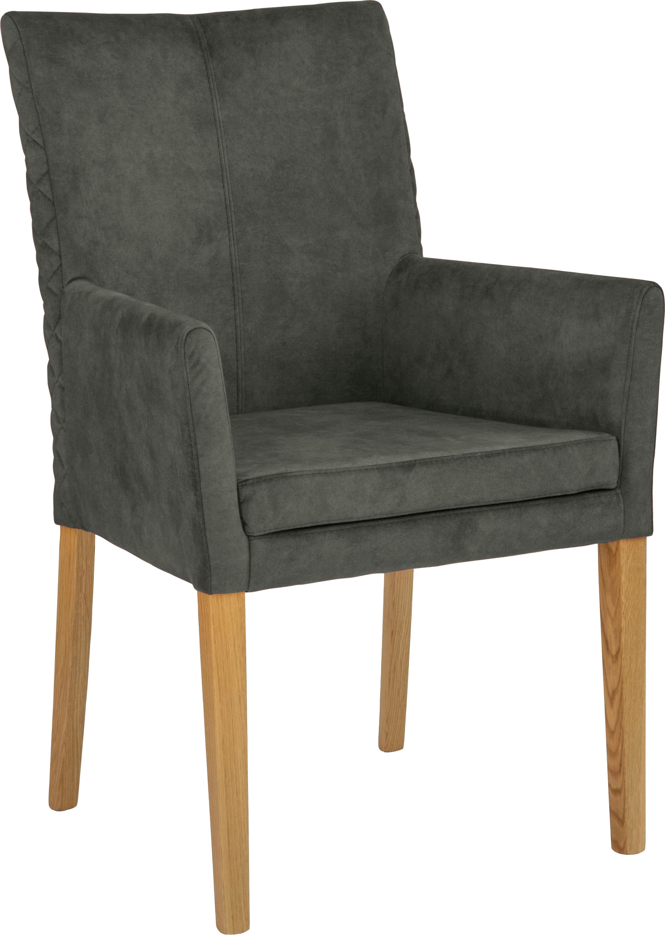 Leonique Armlehnstuhl "Vence" (Set) 1 Stk.mit Rautensteppung in der Rückenl günstig online kaufen