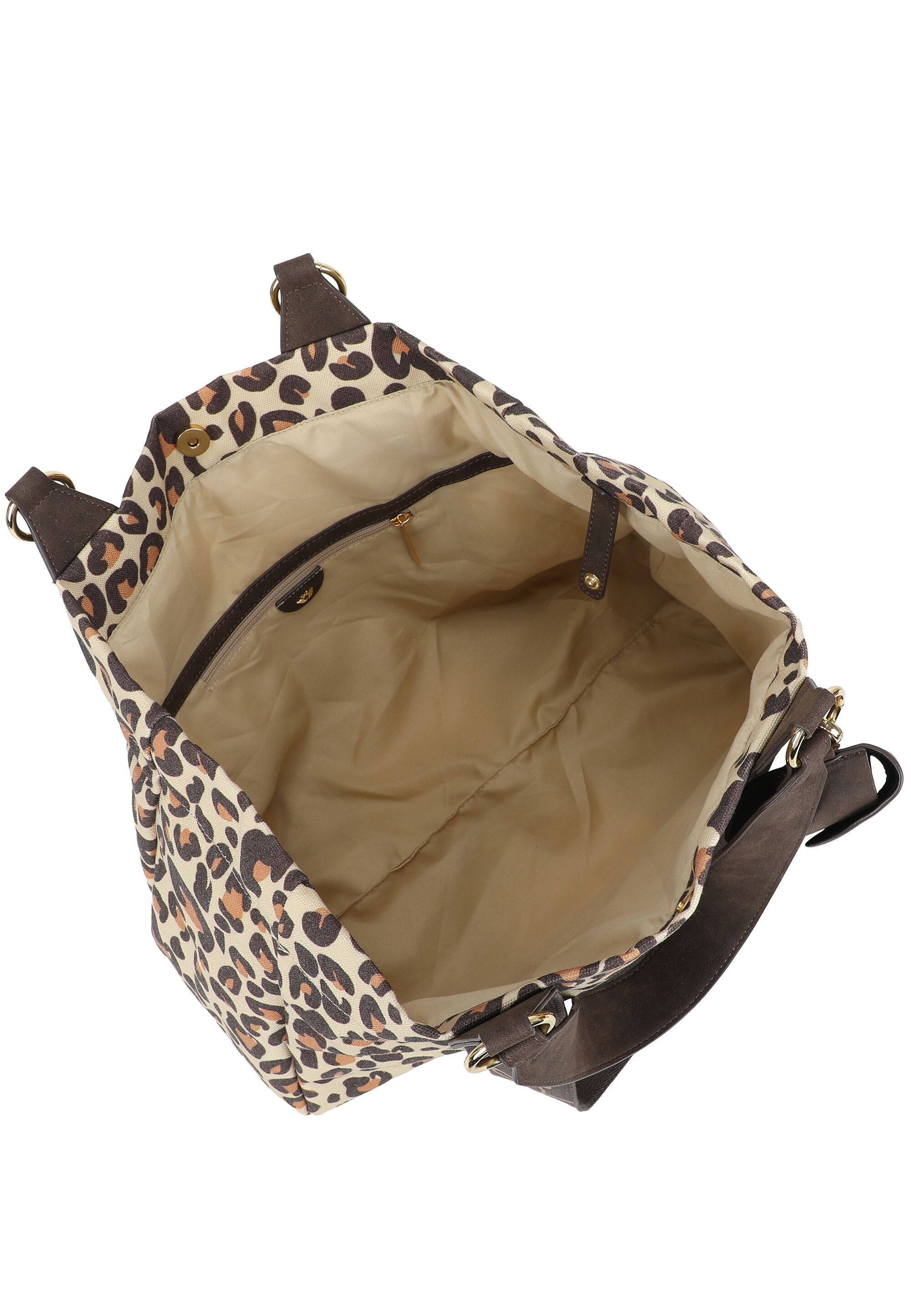Fritzi aus Preußen Shopper »Izzy Medium Limited Leo Camel« mit Leomuster