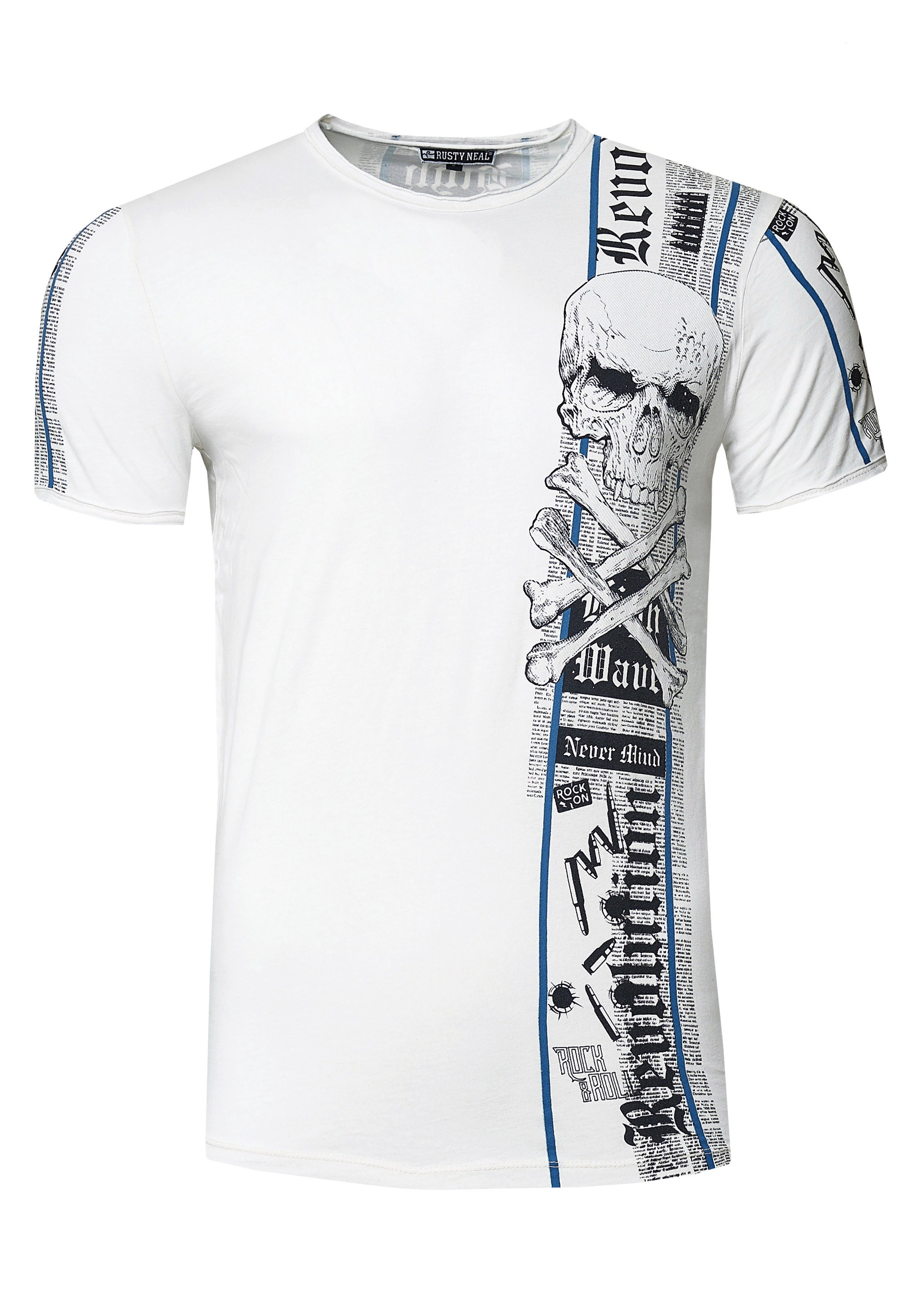 Thumbnail - Rusty Neal T-Shirt im verwaschenen Look