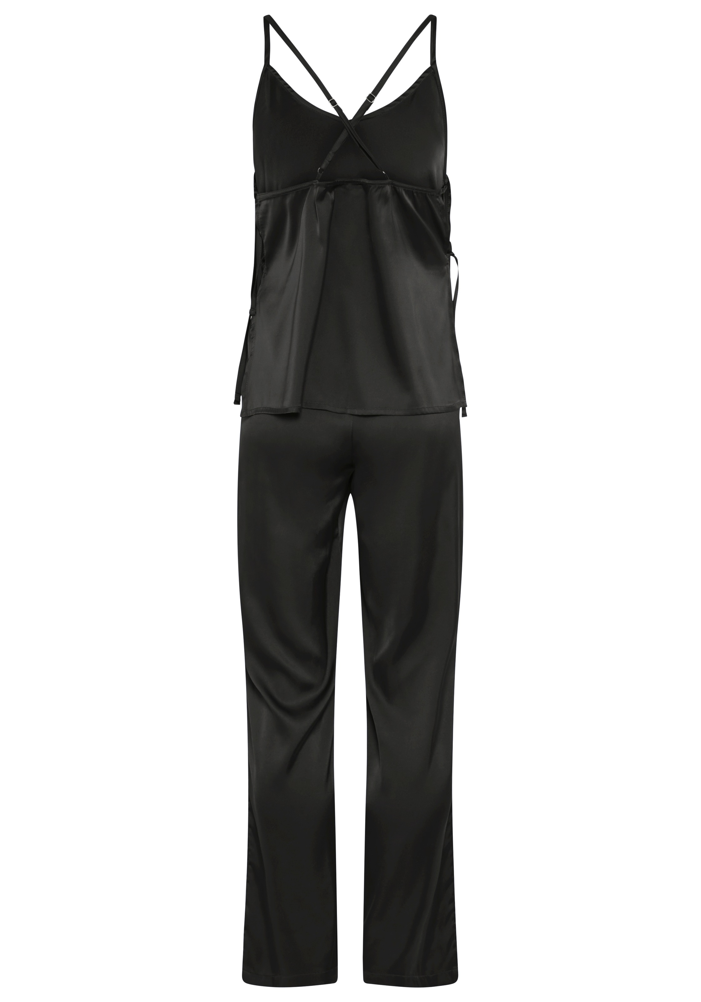 LASCANA Pyjama Set, 2 mit seitlichen Bändern zum Verschließen