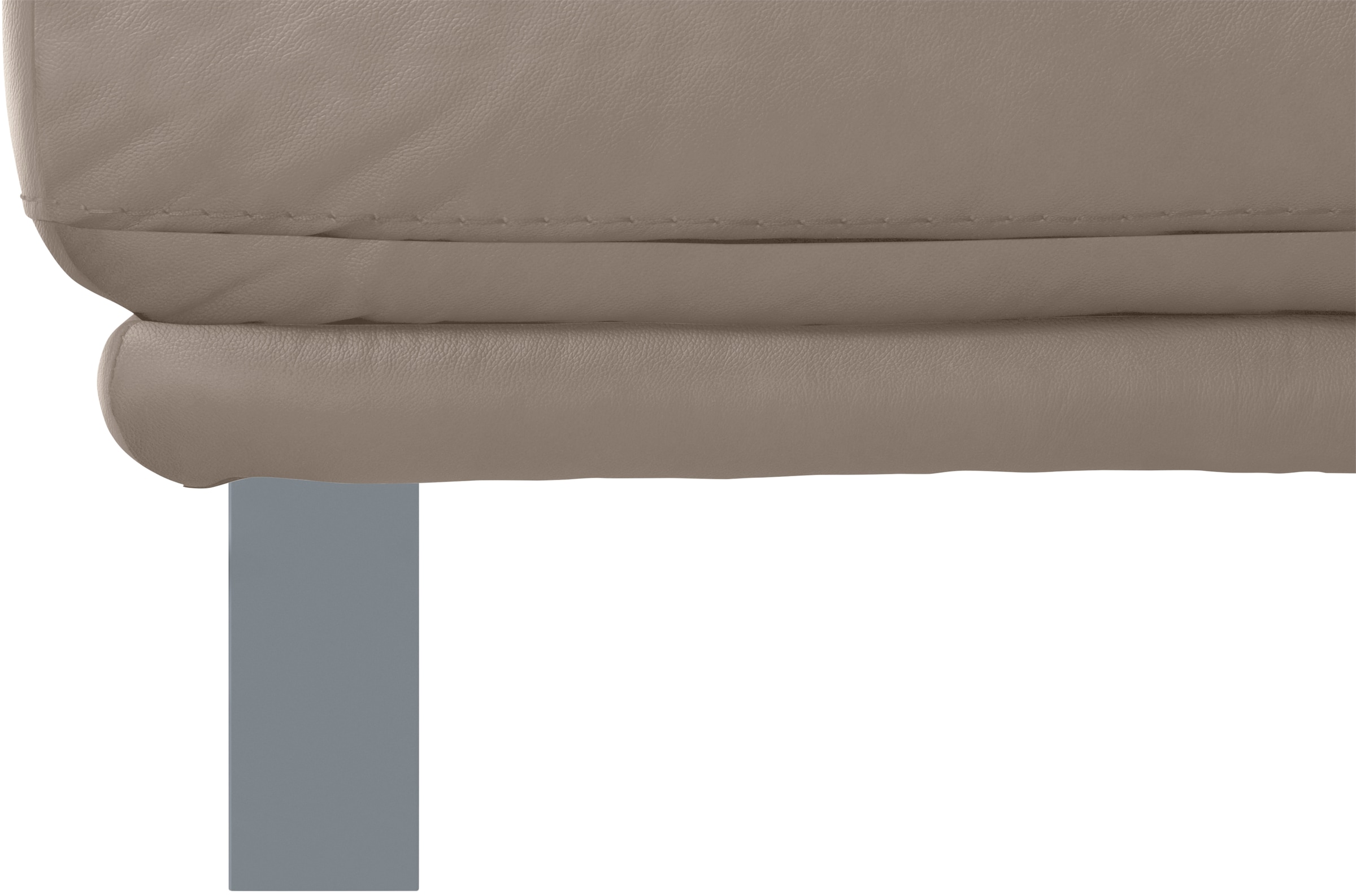 W.SCHILLIG Hocker »montanaa«, mit Metallkufen in Silber matt, Breite 71 cm