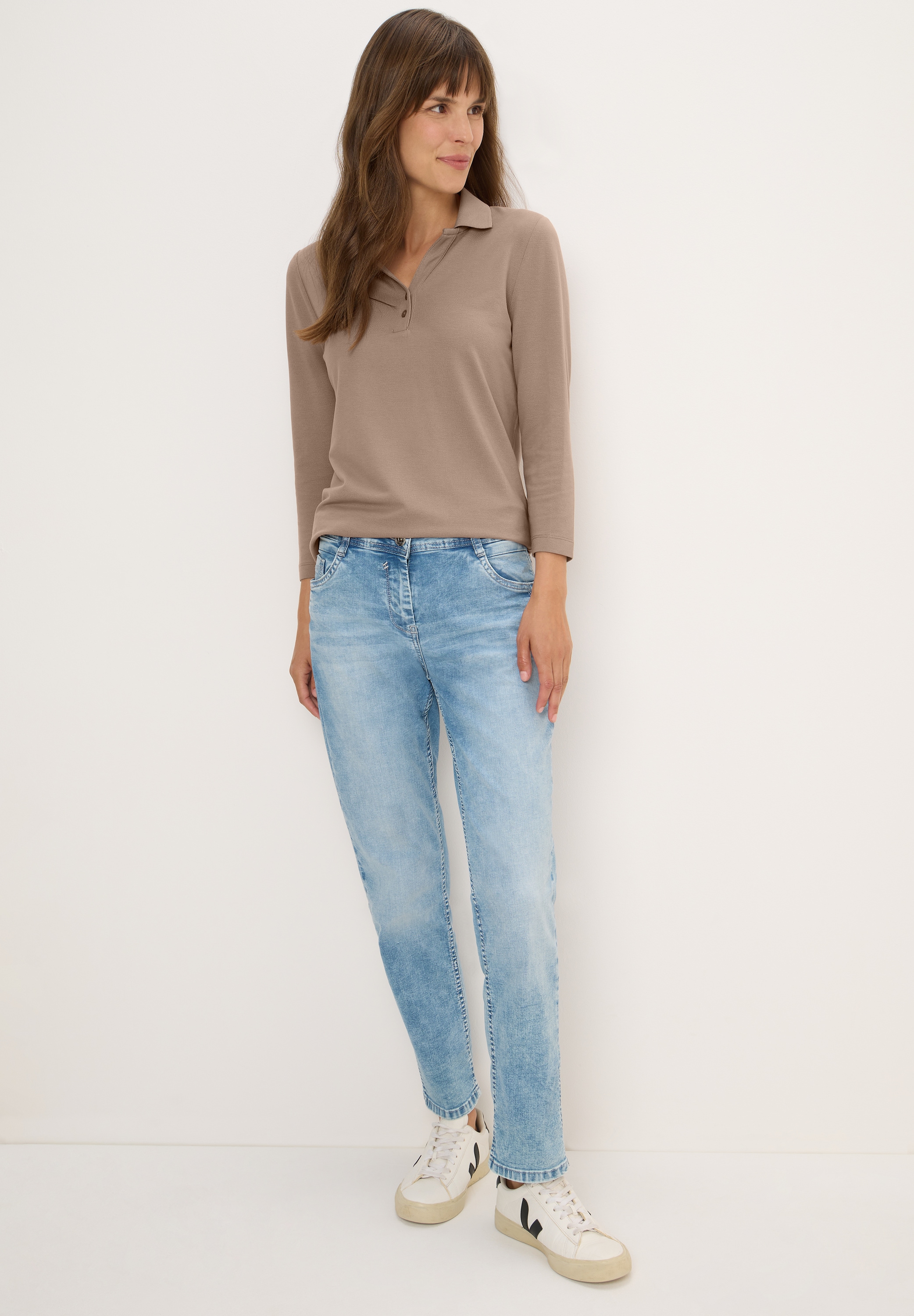Cecil Poloshirt, in Unifarbe