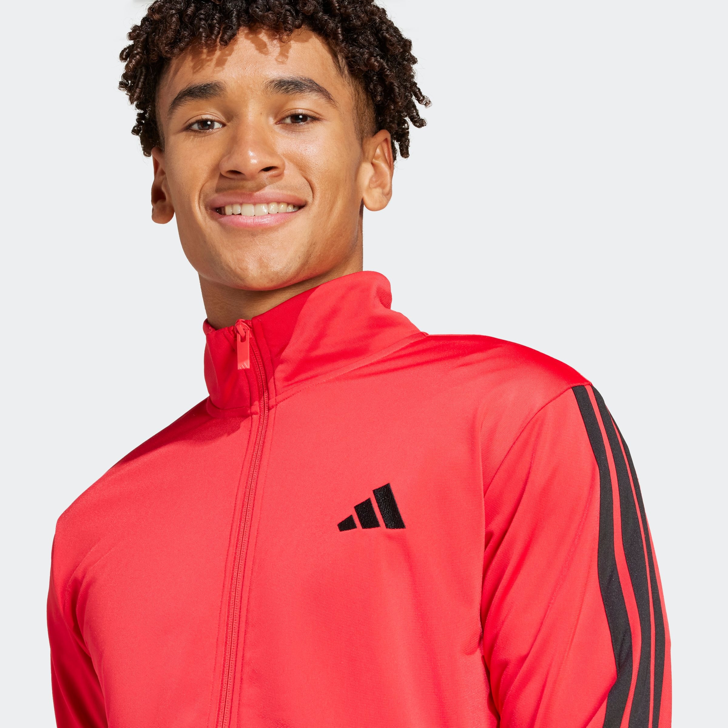 adidas Sportswear Trainingsanzug »M 3S TR TT TS«, (2 tlg.), Basic 3-Streifen Trikot