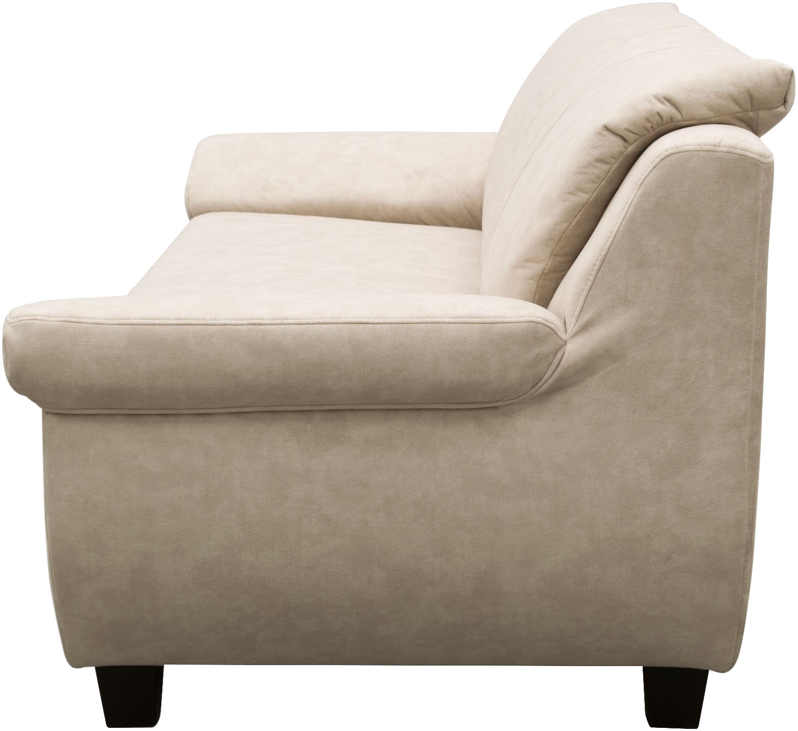 OTTO home 3-Sitzer »Sillkeborg 207 cm, formschönes Sofa mit dunklen Füßen« aus haustierfreundlichem Pet Friendly Bezug