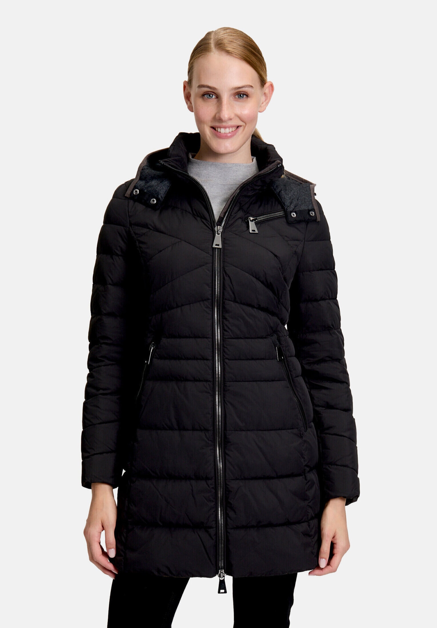 Gil Bret Steppjacke »Damen mit abnehmbarer Kapuze« mit Kapuze