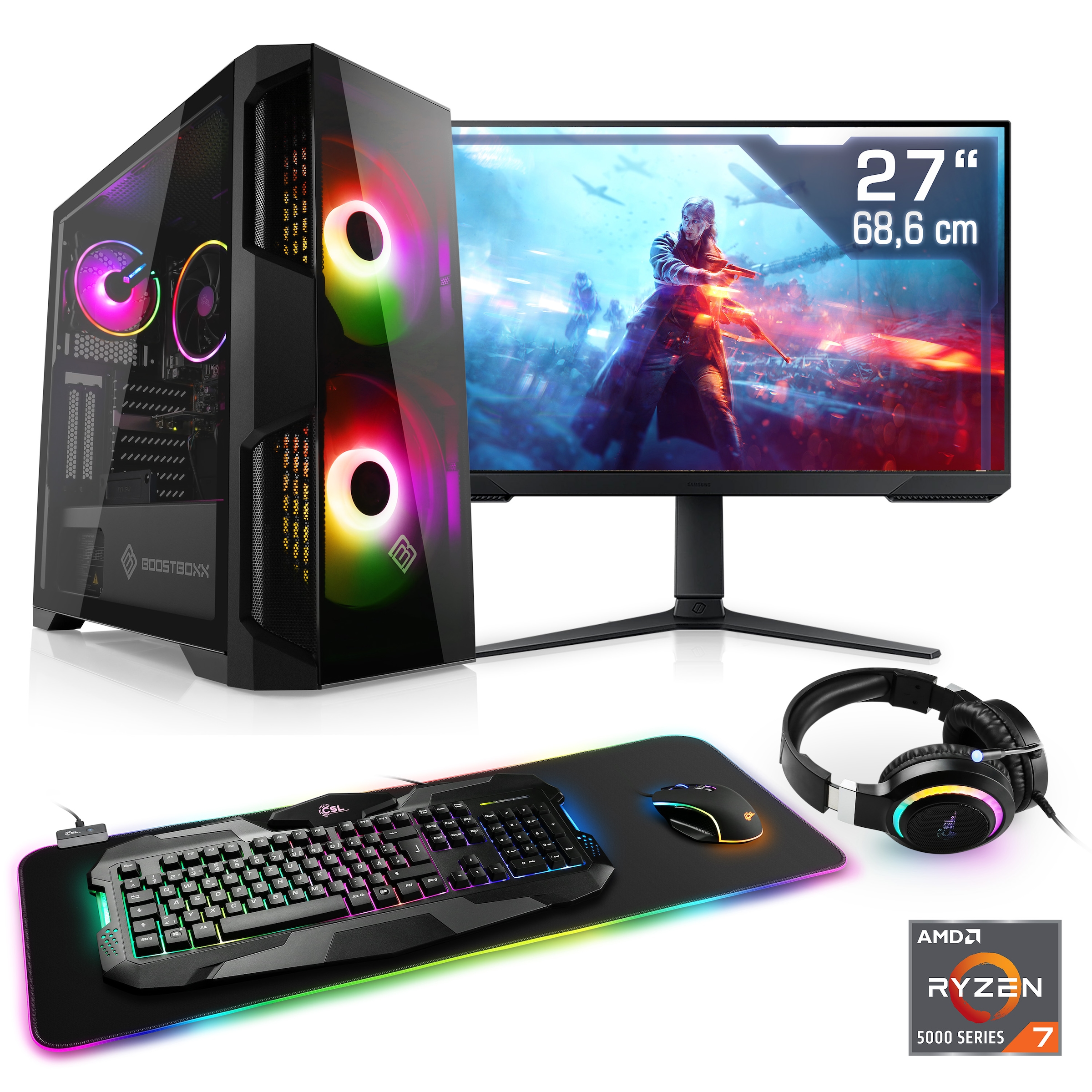 Gaming-PC-Komplettsystem »RGB Edition V28752«
