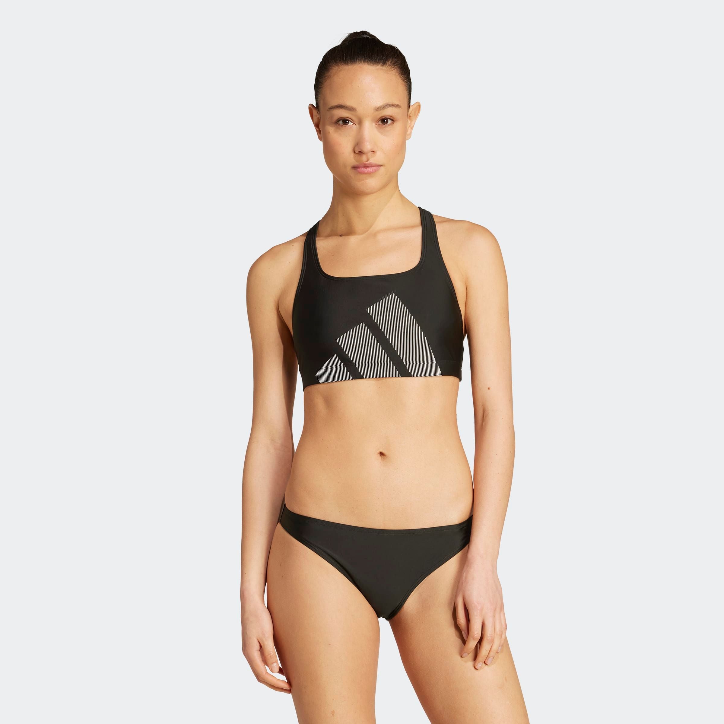 adidas Performance Bustier-Bikini "BIG BARS BIKINI-SET MIT C-FÖRMIGEM RÜCKEN"