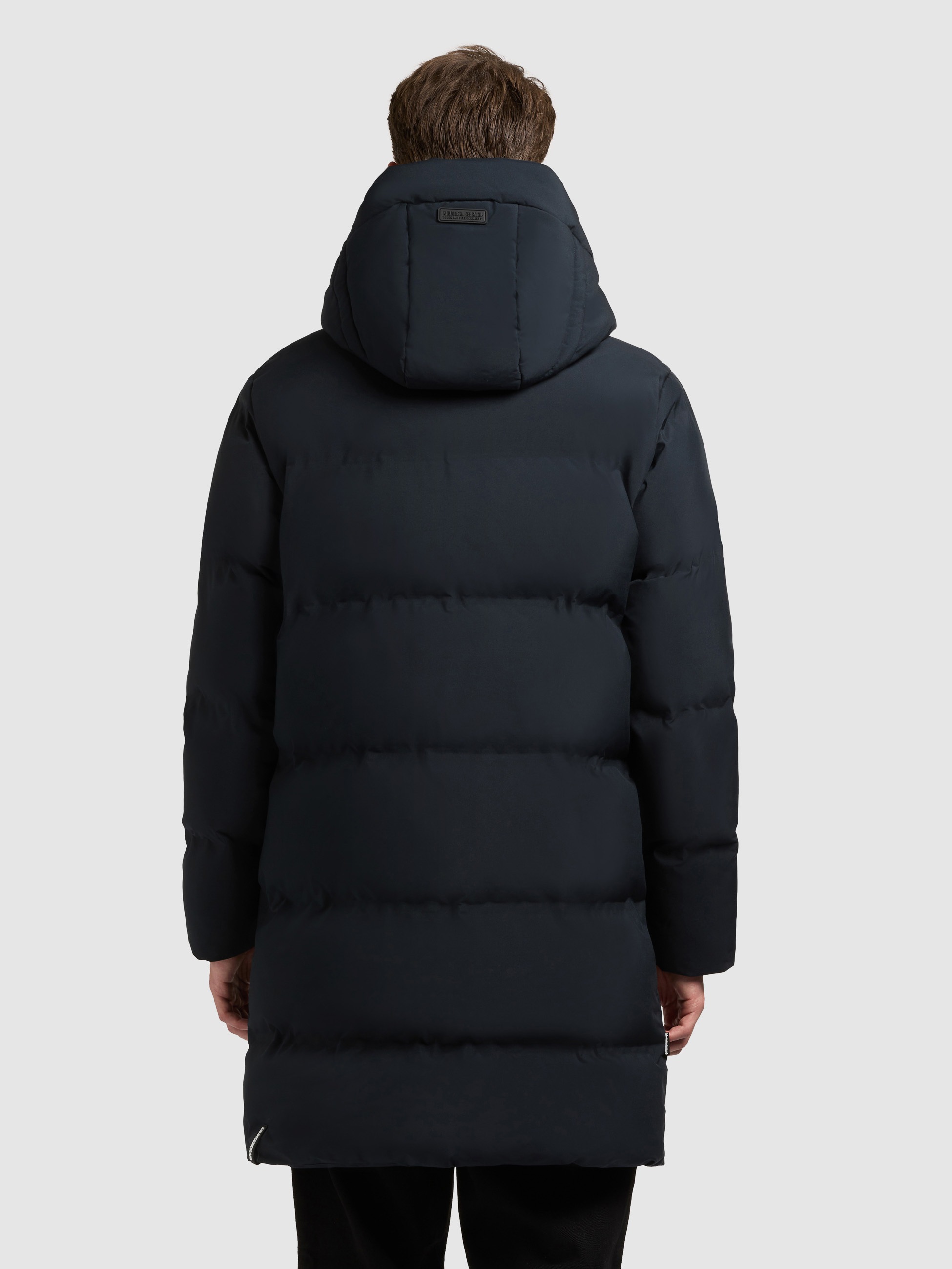 KHUJO STANK3 Quilted Coat Port Blue M 3