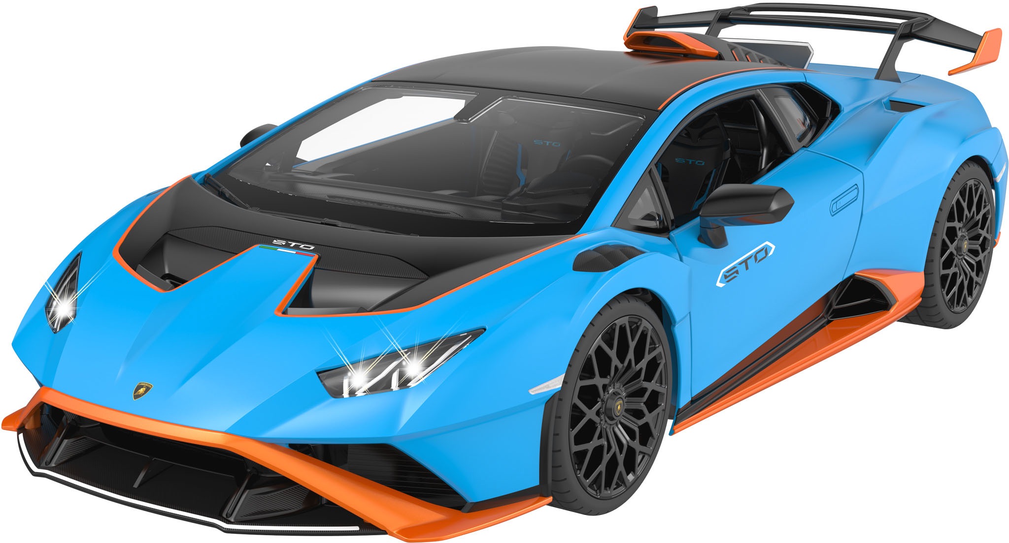 Jamara RC-Auto »Lamborghini Huracán STO 1:14, blau, 2,4GHz«, mit LED-Licht; offiziell lizenziert