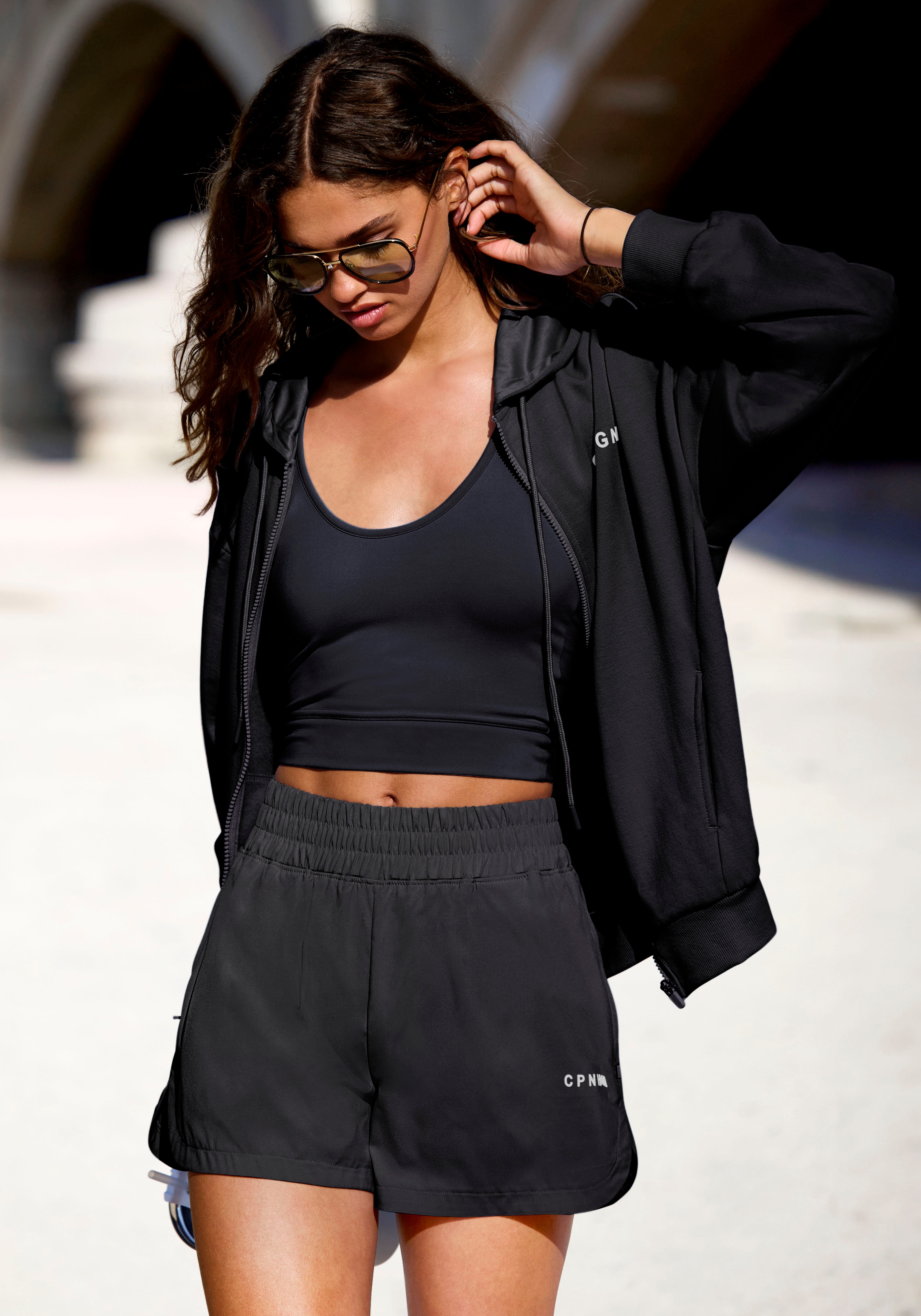 Thumbnail - Copenhagen Studios Funktionsshorts 2 in 1 Sportshorts