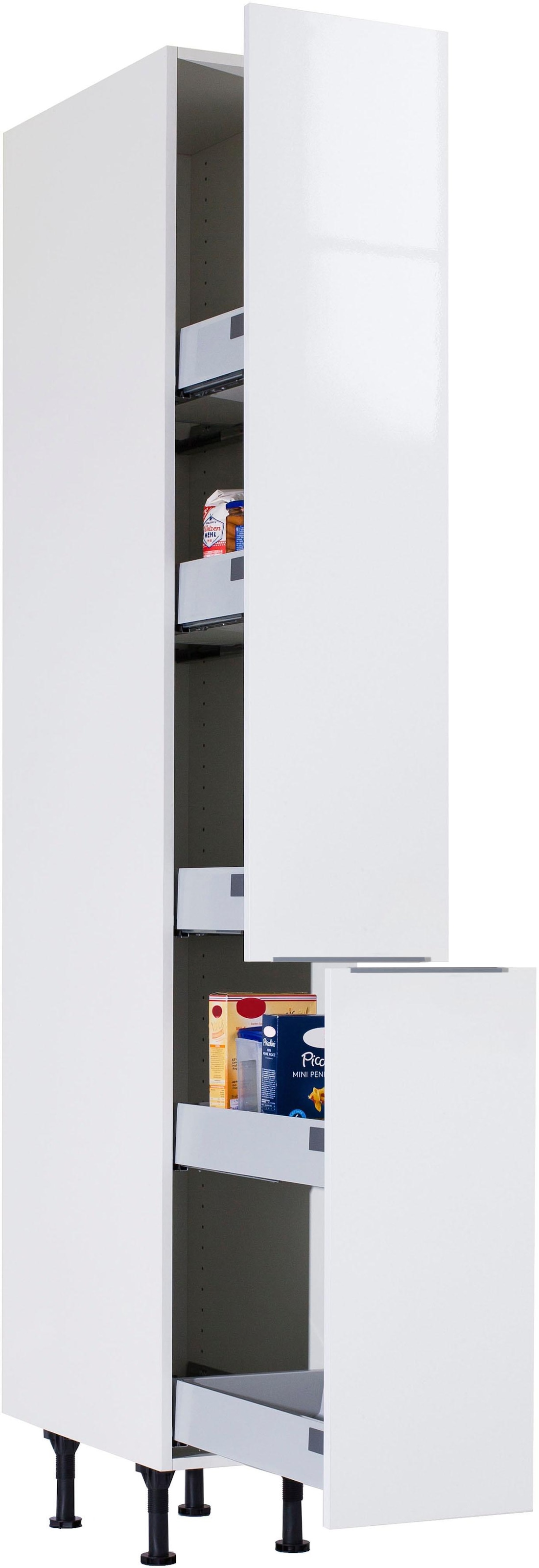 OPTIFIT Apothekerschrank »Tara«, mit 2 Vollauszügen und 5 Ablagen, Soft-Close-Funktion, Breite 30 cm