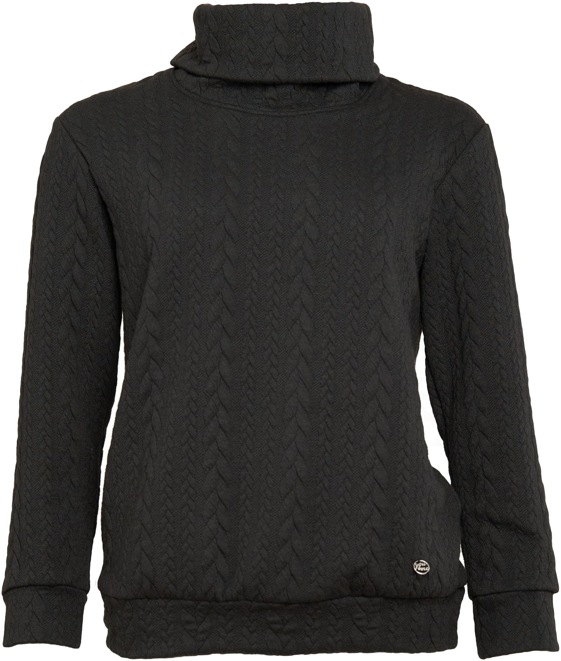 Seidel Moden Rollkragenpullover, mit Logo Patch, MADE IN GERMANY günstig online kaufen