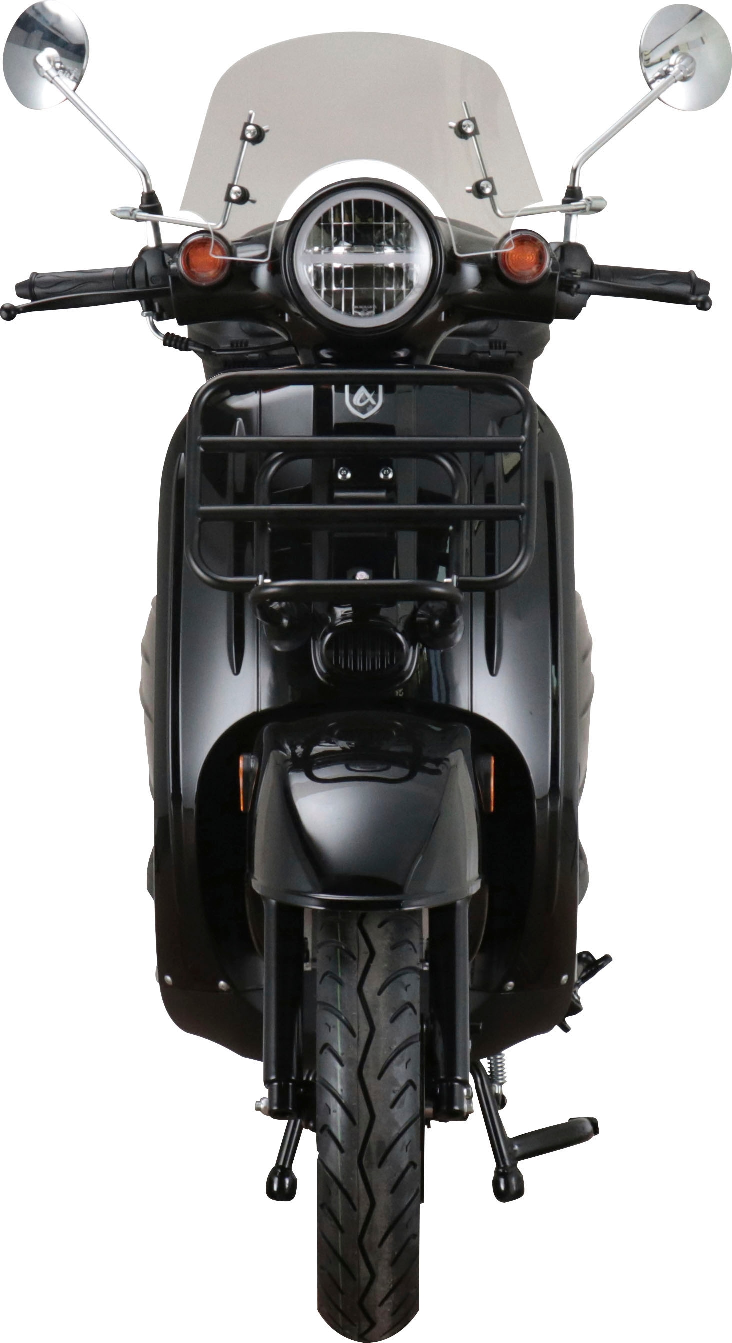PS, Alpha Motors Topcase Motorroller 45 3,1 km/h, cm³, 50 | »Adria«, 5, BAUR inkl. Euro Windschild und