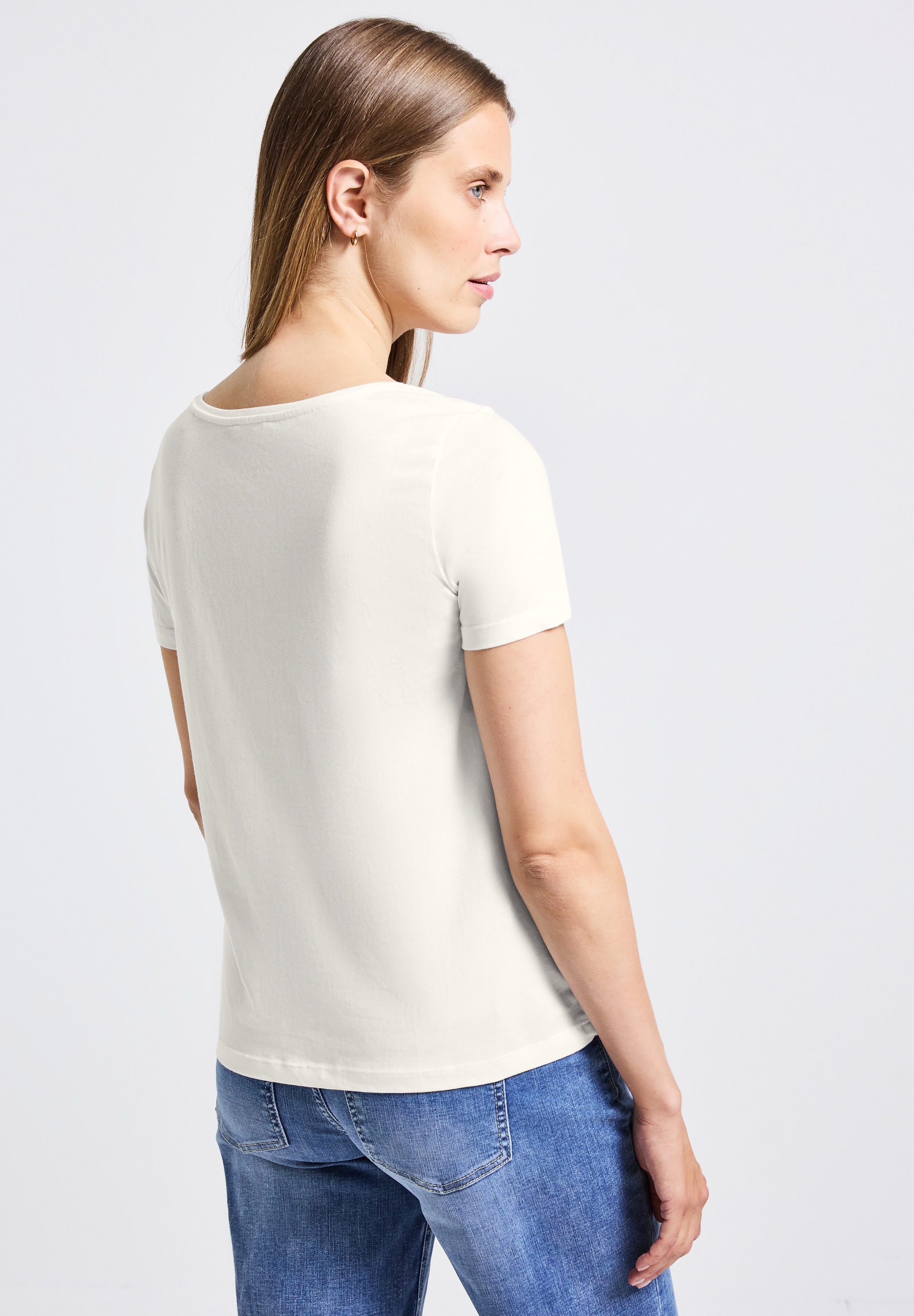 STREET ONE T-Shirt mit Wording Artwork günstig online kaufen