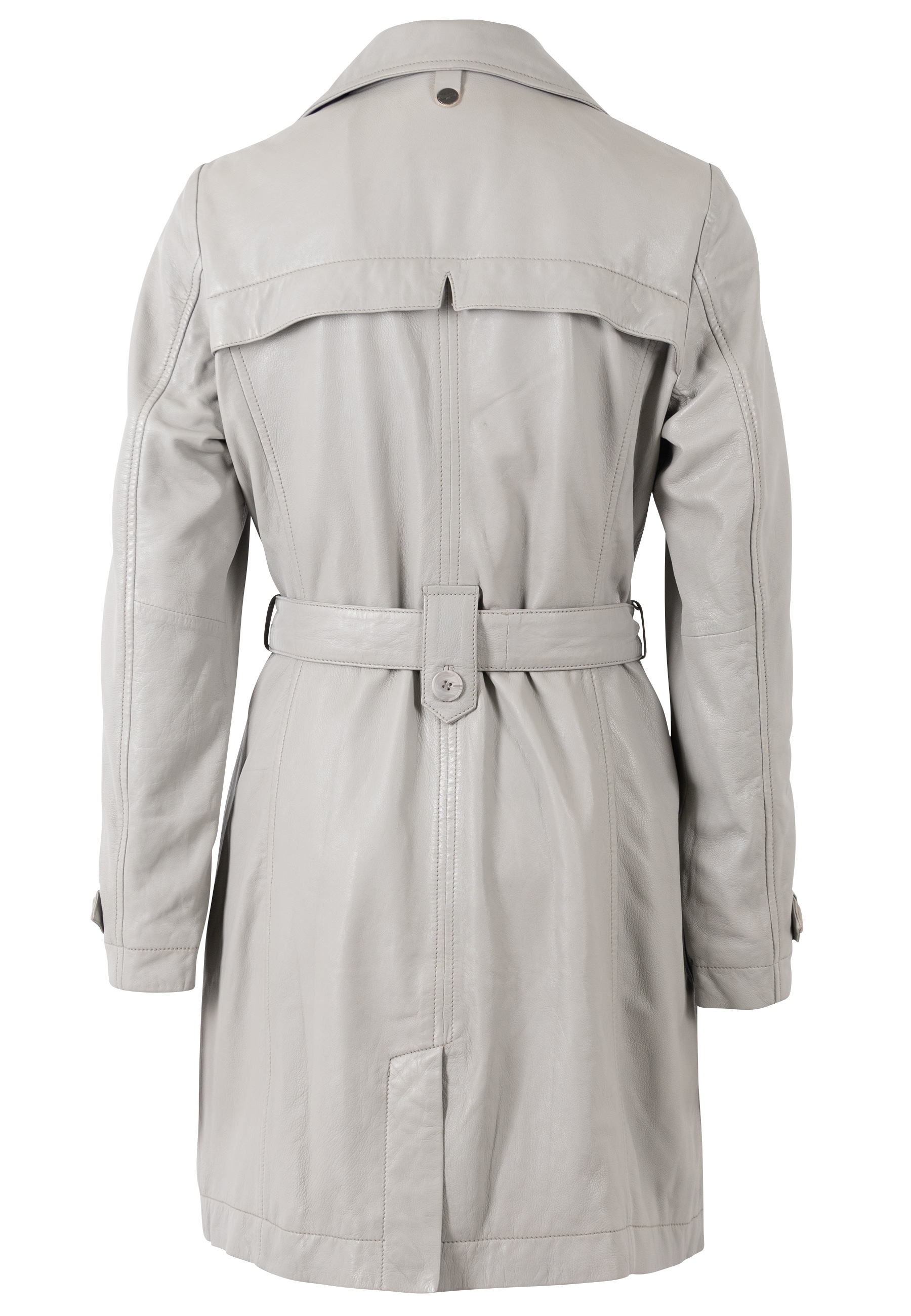 Mauritius Trenchcoat »MWLeoniz« aus Echtleder, mit Taillengürtel
