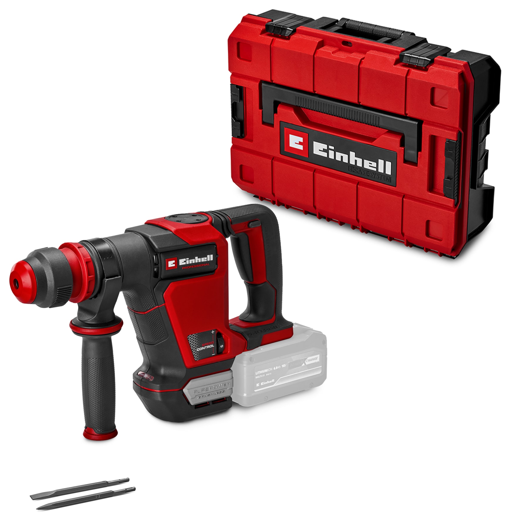 EINHELL Abbruchhammer "TP-DH 18/4 Li BL - Solo", B:7,8cm H:20,7cm L:33,5cm, schwarz, Abbruchhammer, ohna Akku und Ladegerät